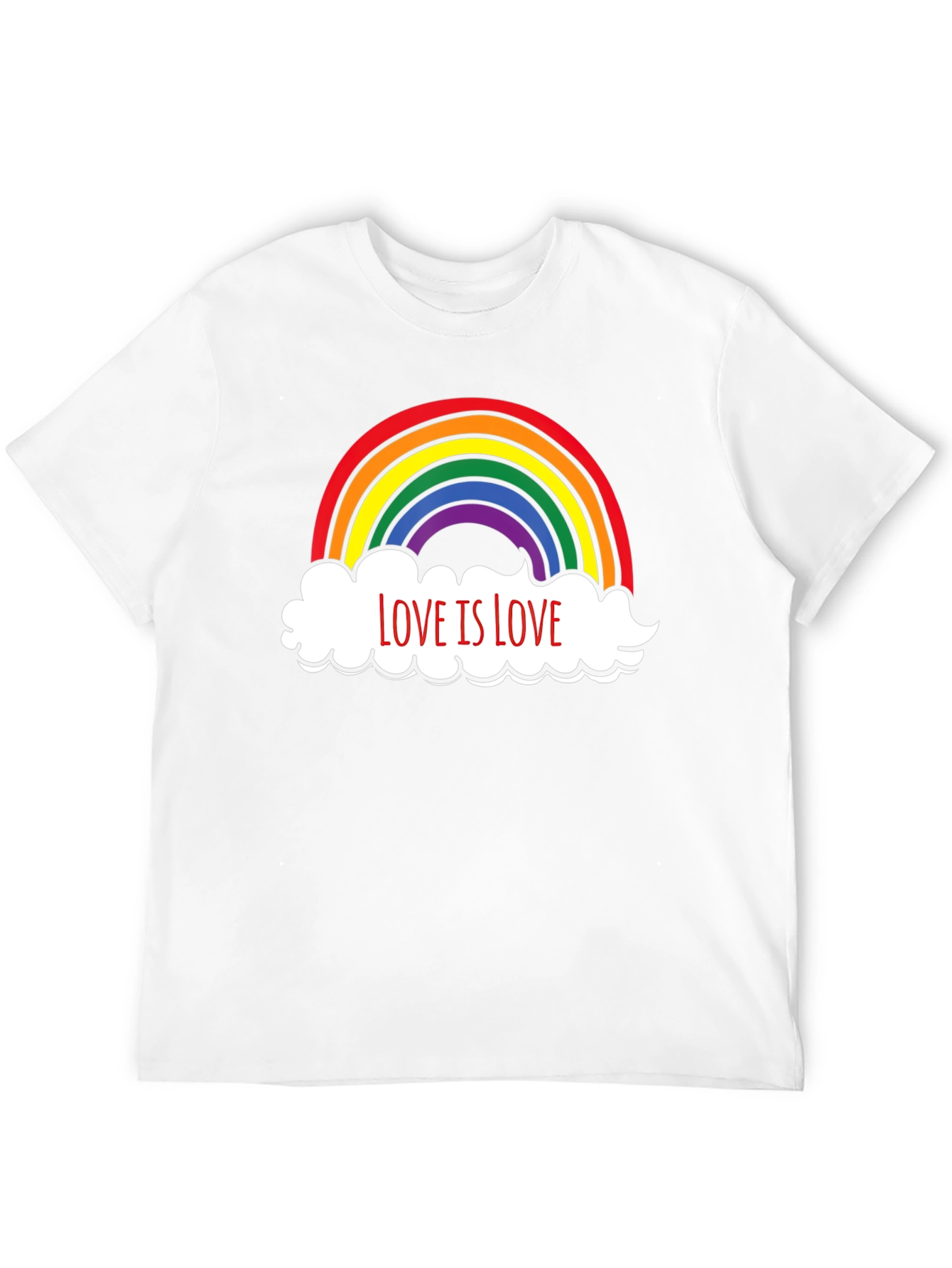 Love is Love Rainbow Graphic T-Shirt
