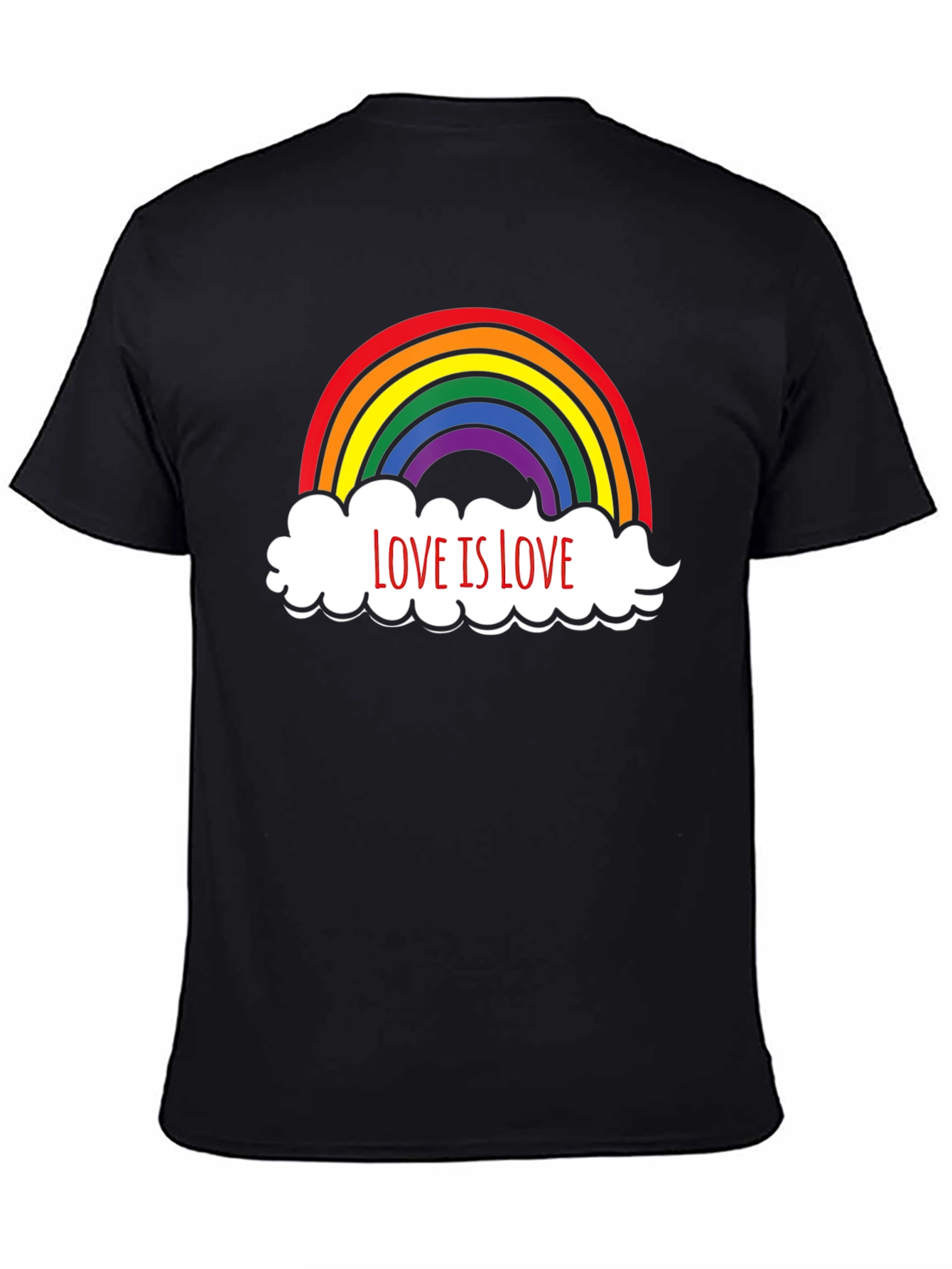 Love is Love Rainbow Graphic T-Shirt