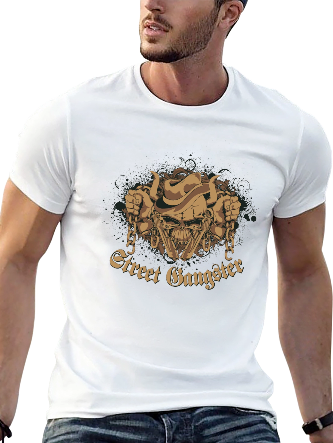 Street Gangster Graphic T-Shirt
