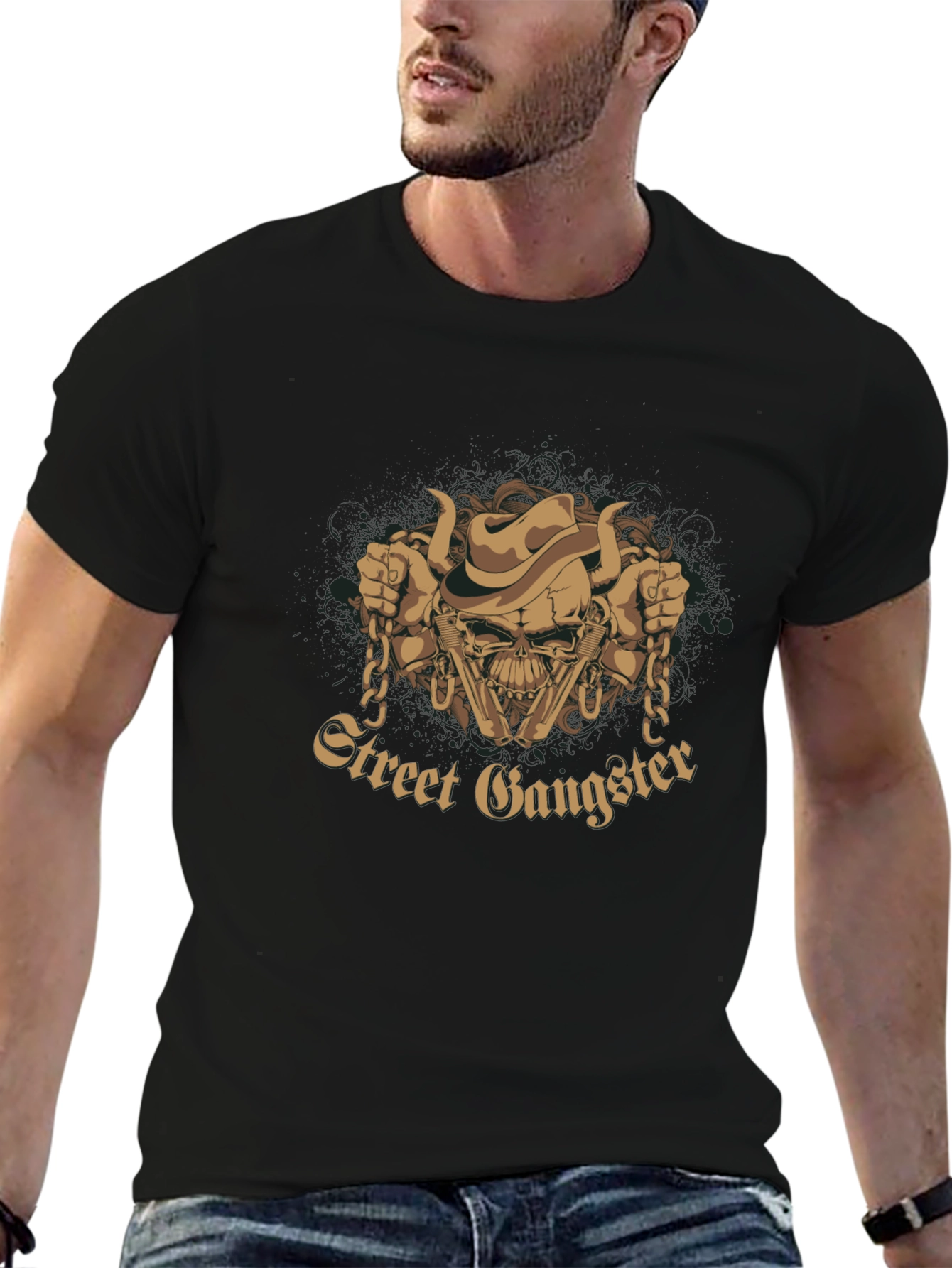 Street Gangster Graphic T-Shirt