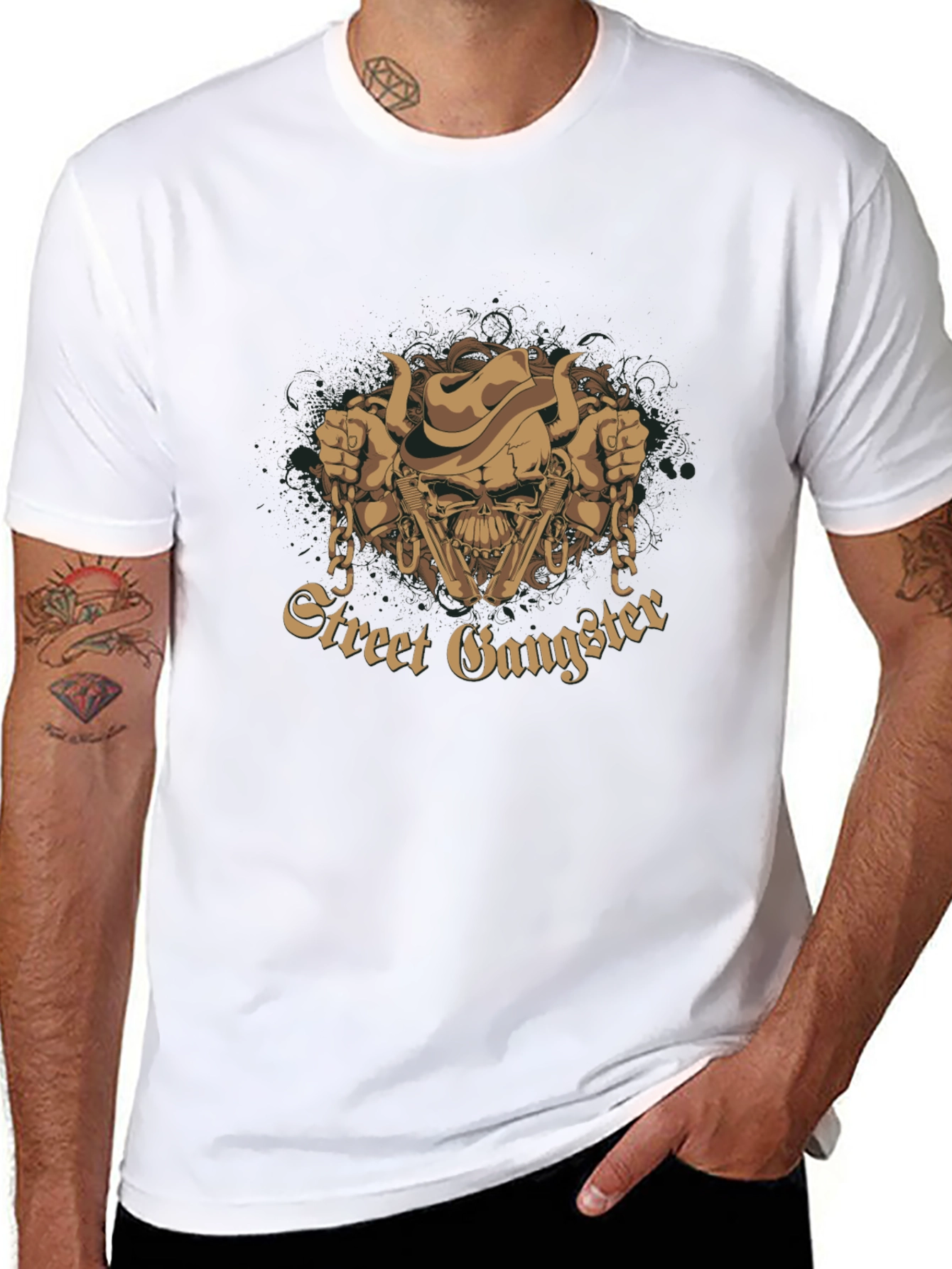 Street Gangster Graphic T-Shirt
