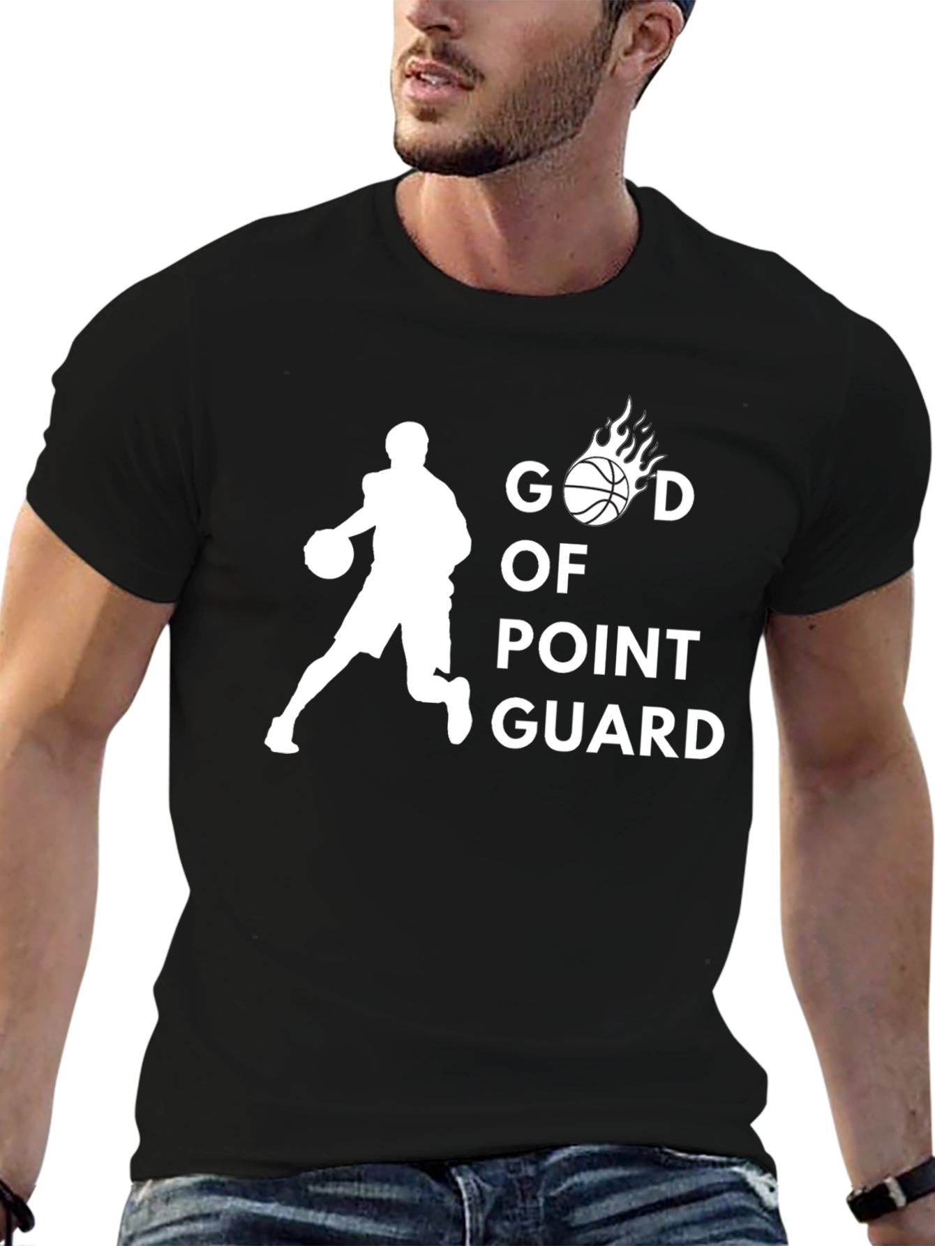 God of Point Guard Graphic Tee - Basketball T-Shirt
