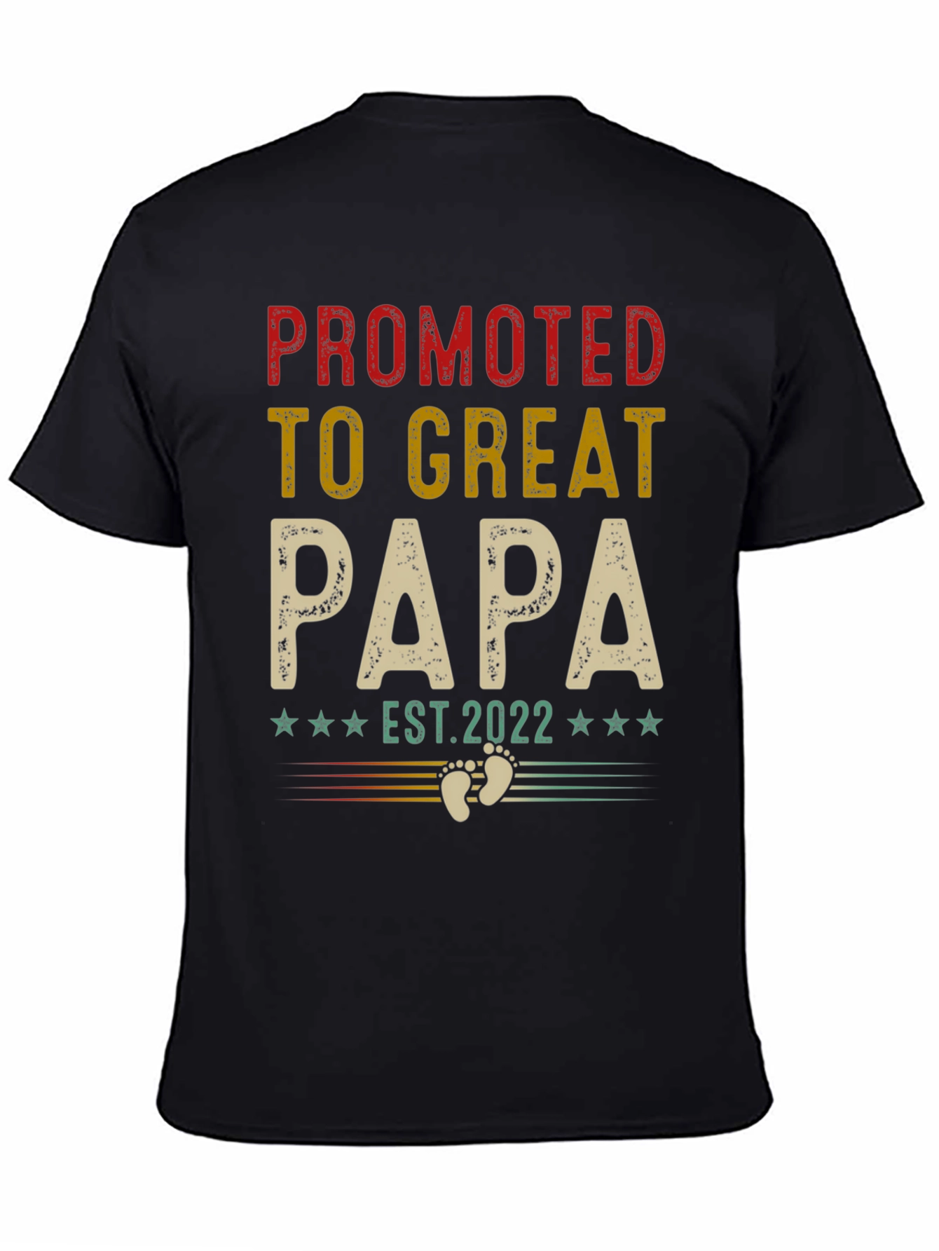 Promoted to Great Papa Est. 2022 T-Shirt