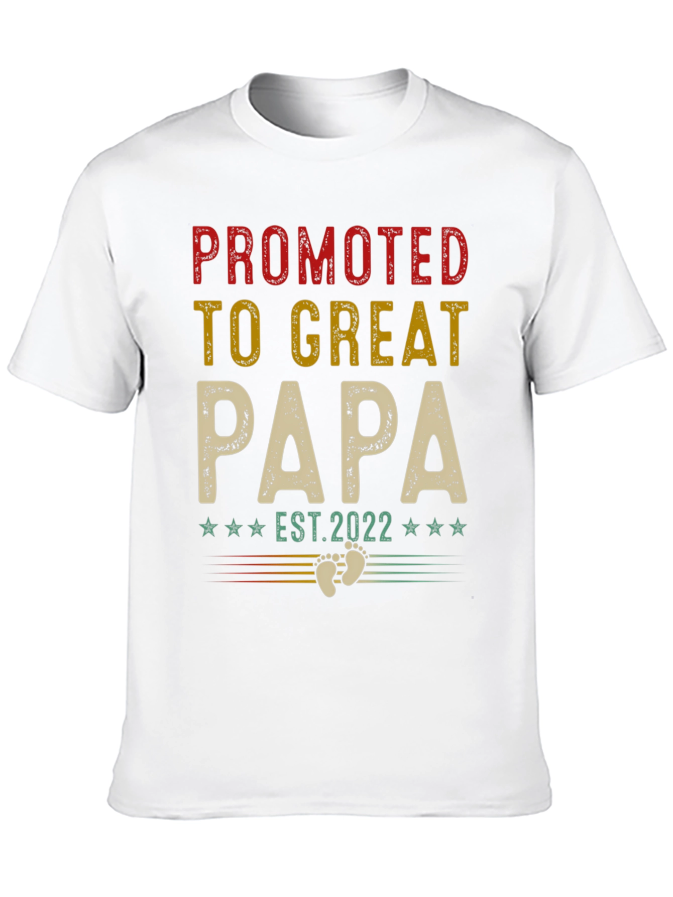 Promoted to Great Papa Est. 2022 T-Shirt