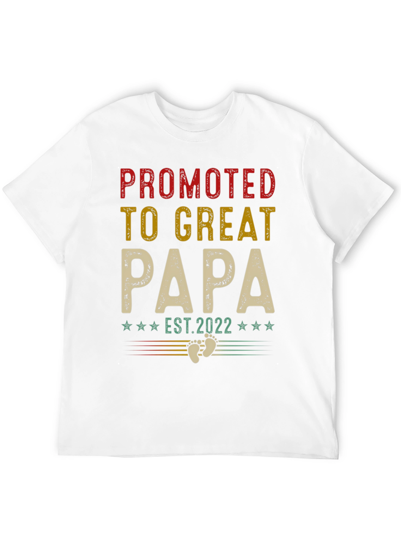 Promoted to Great Papa Est. 2022 T-Shirt