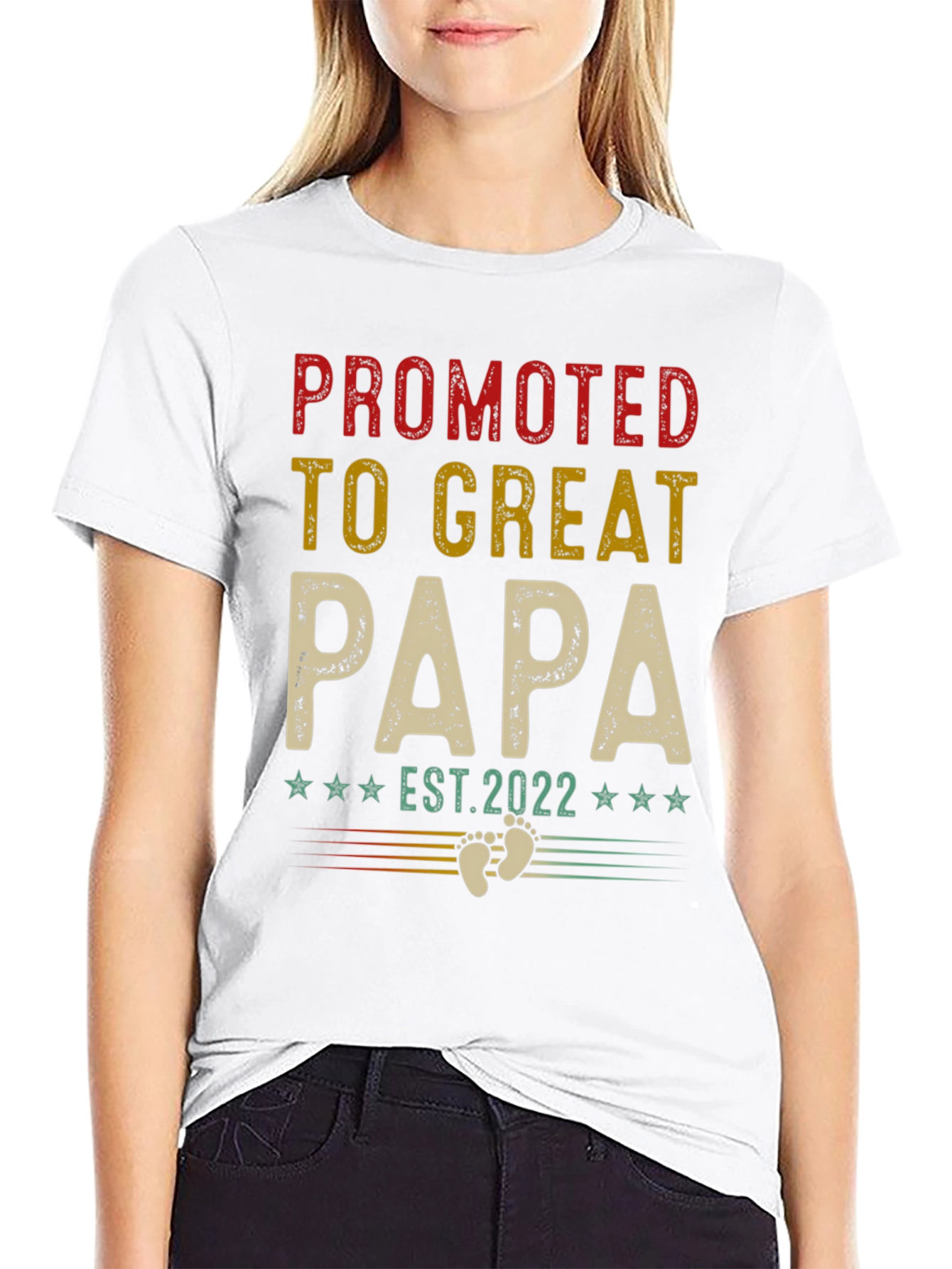 Promoted to Great Papa Est. 2022 T-Shirt