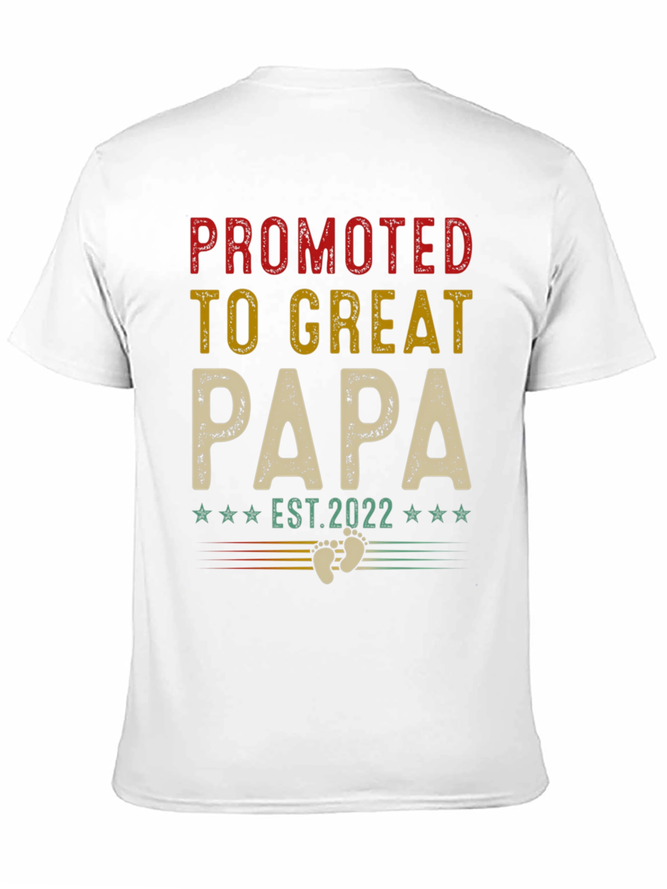 Promoted to Great Papa Est. 2022 T-Shirt