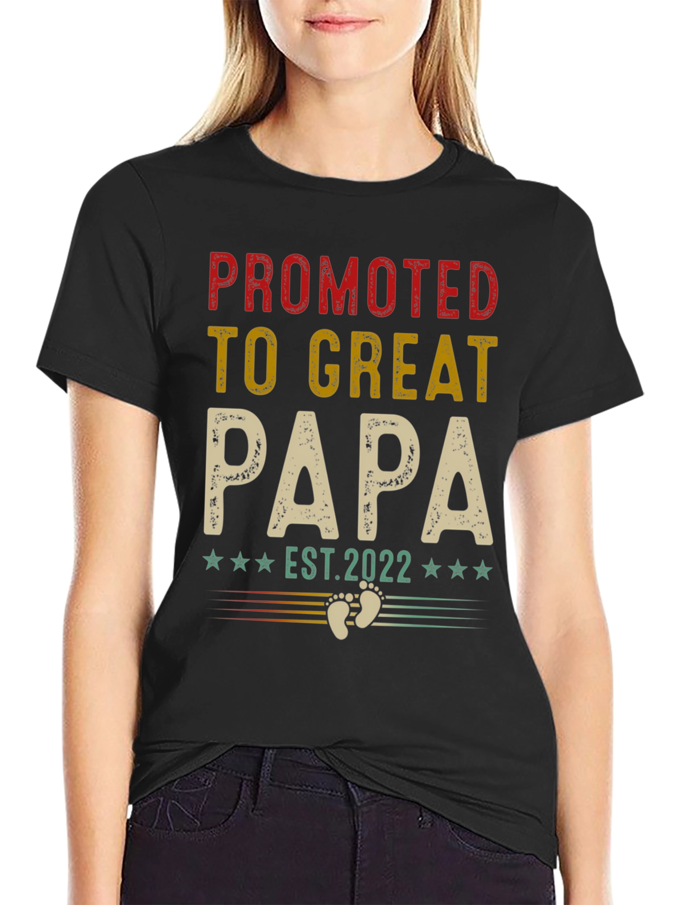 Promoted to Great Papa Est. 2022 T-Shirt