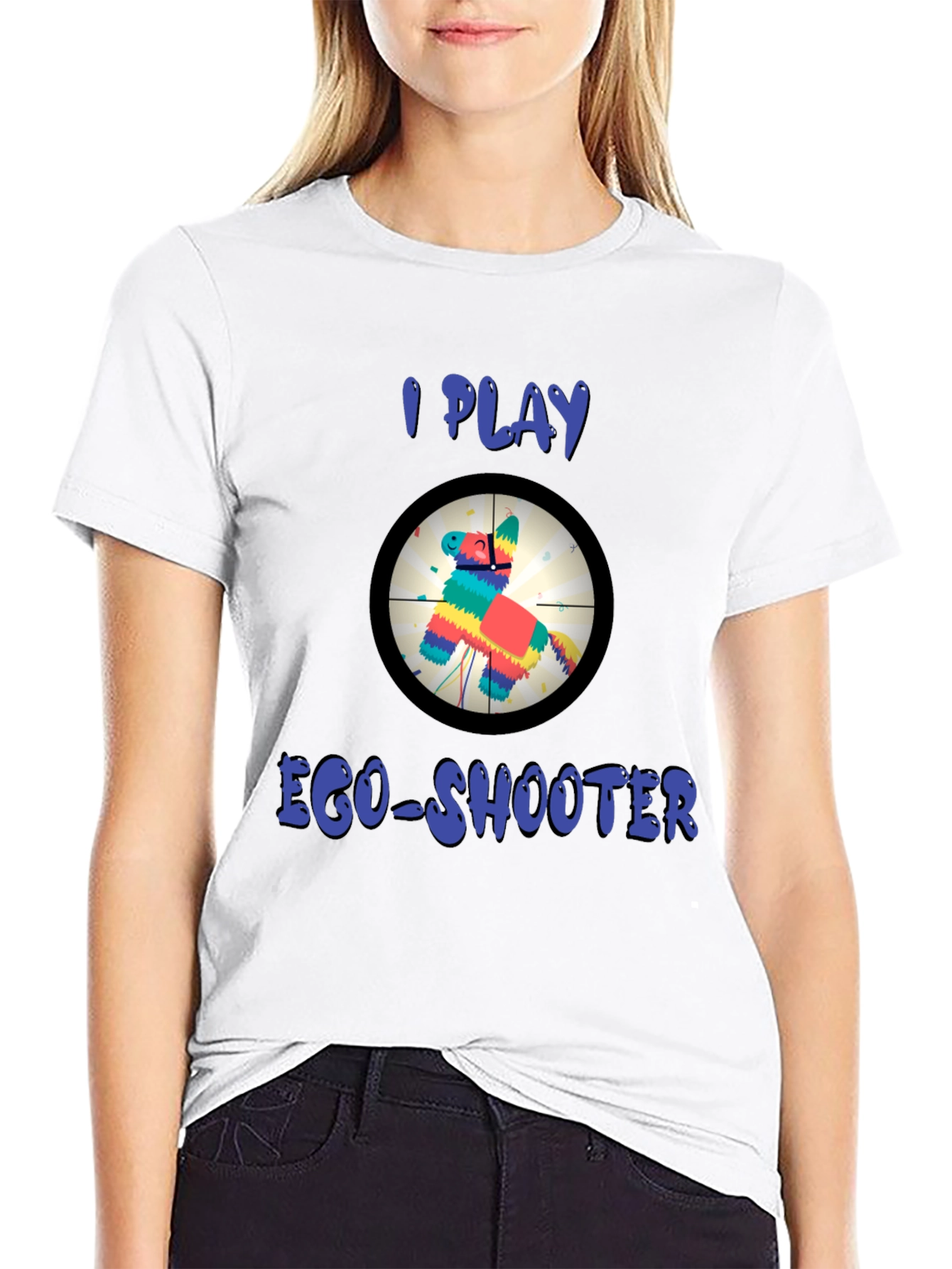 I Play Ego-Shooter Funny Novelty T-Shirt