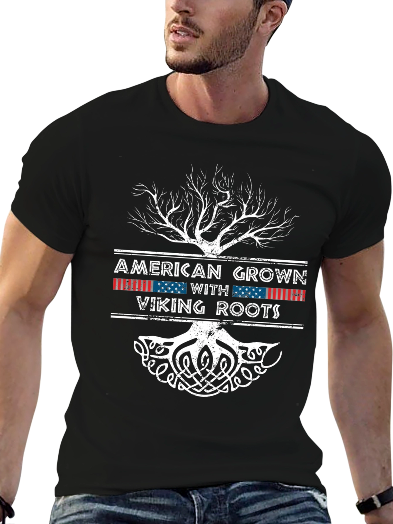 American Grown Viking Roots T-Shirt