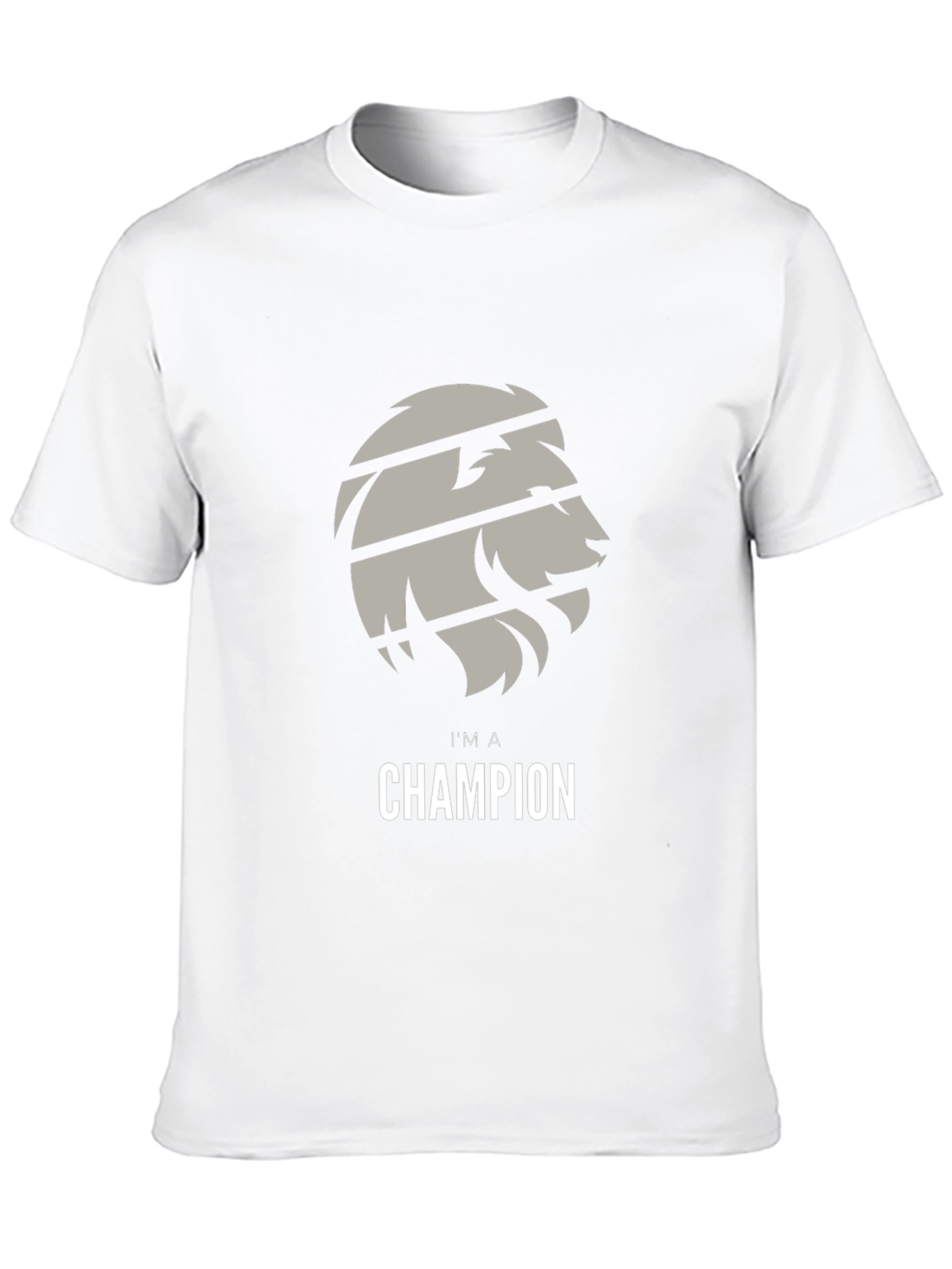 Im A Champion Lion Graphic T-Shirt