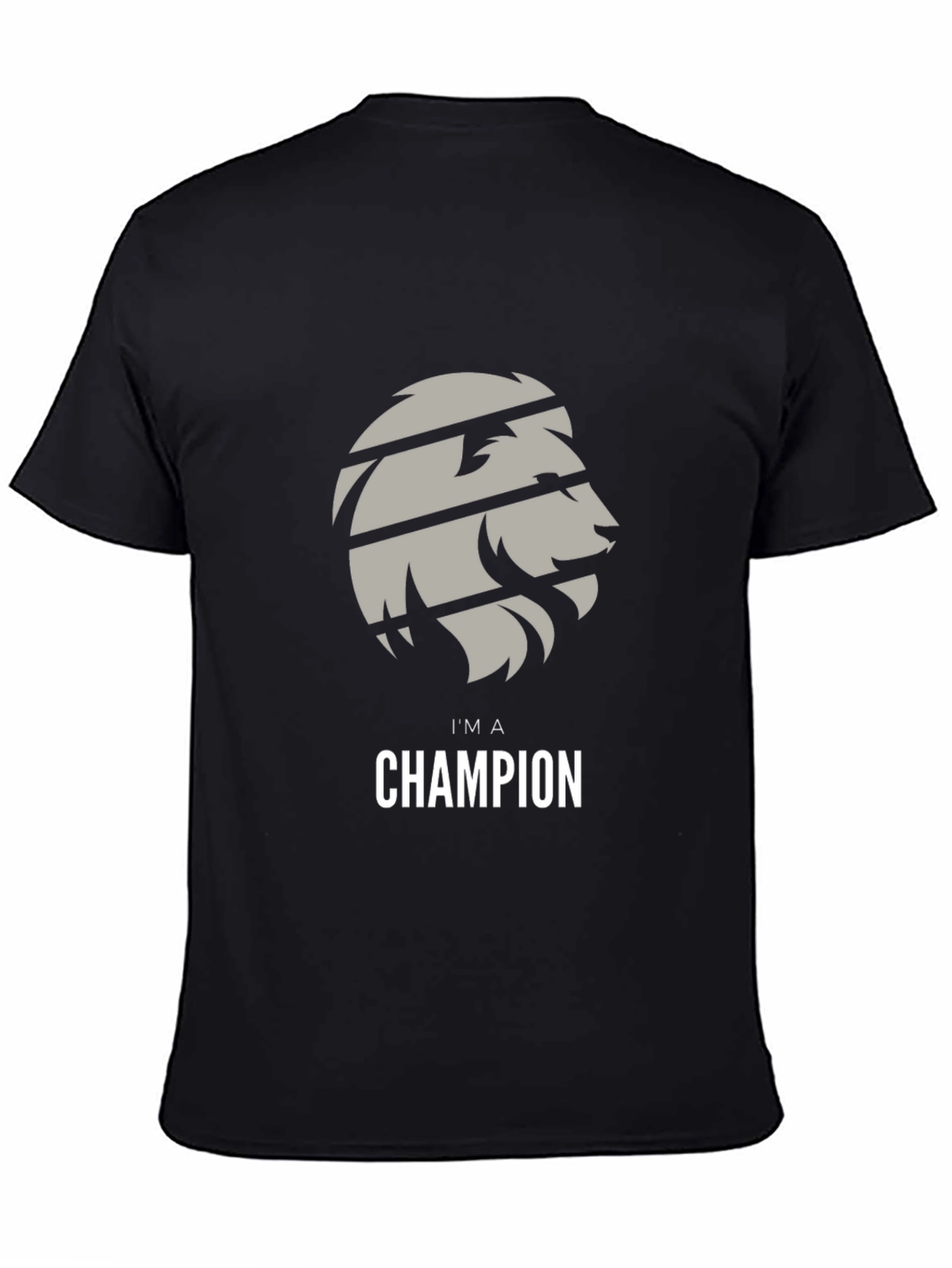 Im A Champion Lion Graphic T-Shirt