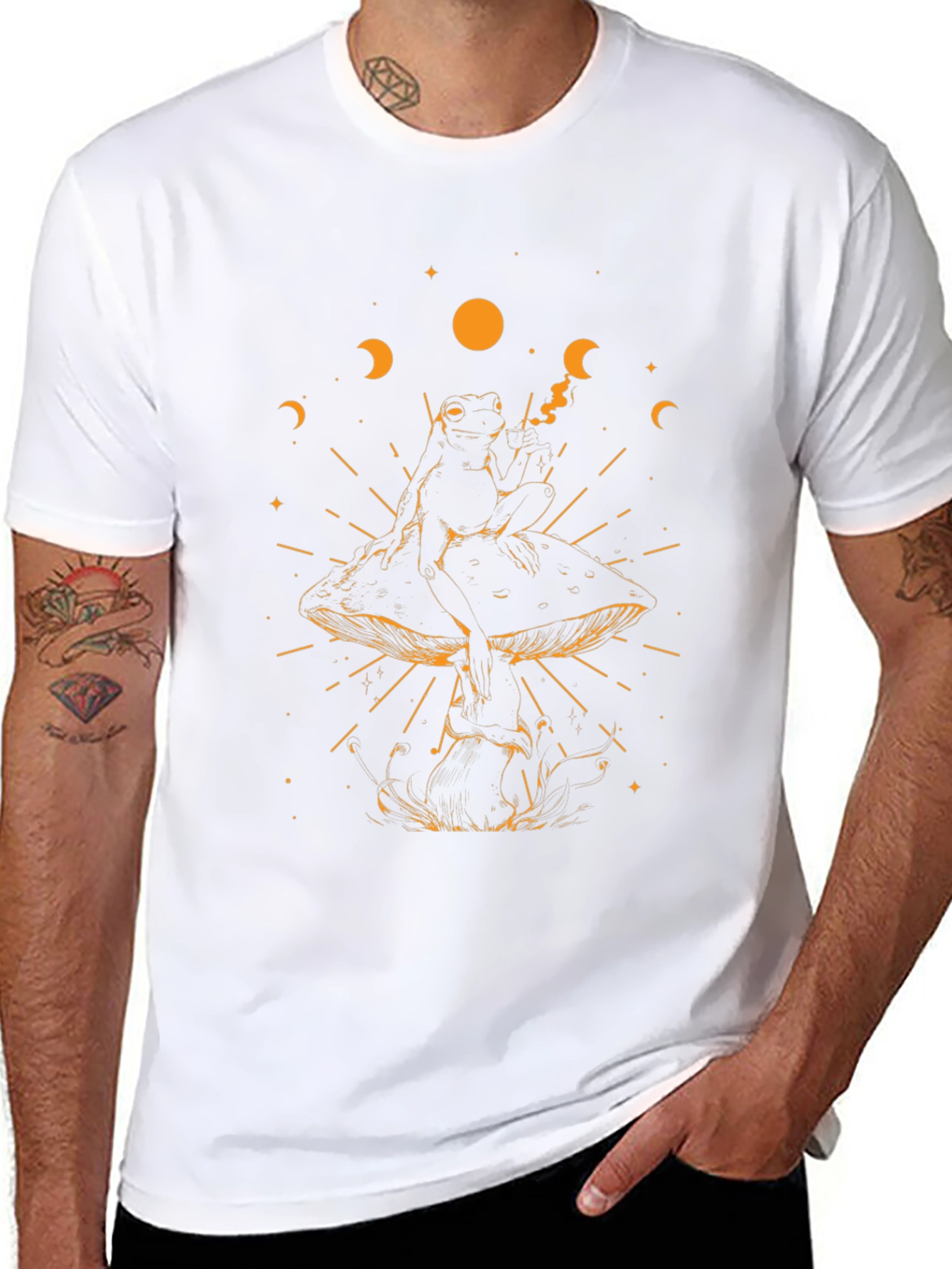 Mystic Frog on Mushroom T-Shirt