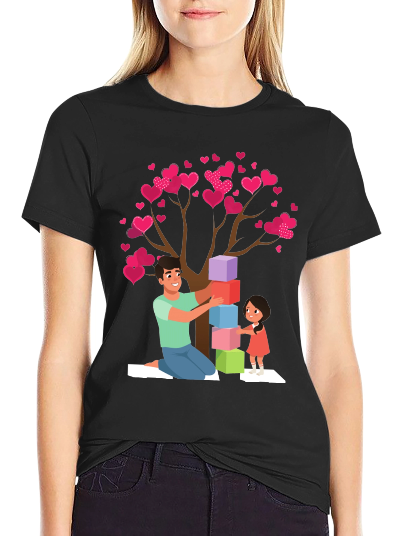Heart Tree Dad & Daughter Tee