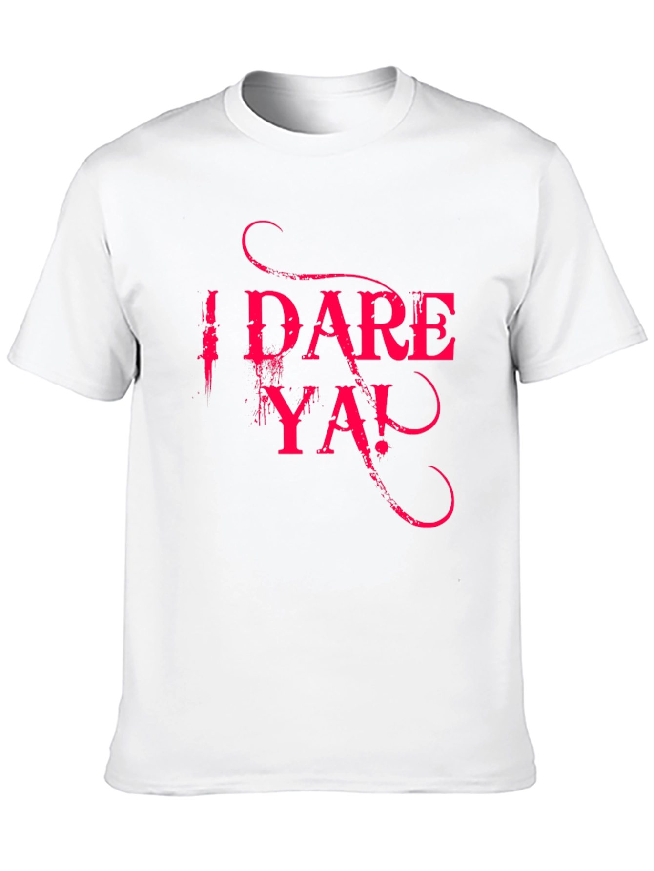 I Dare Ya! Black Graphic Tee