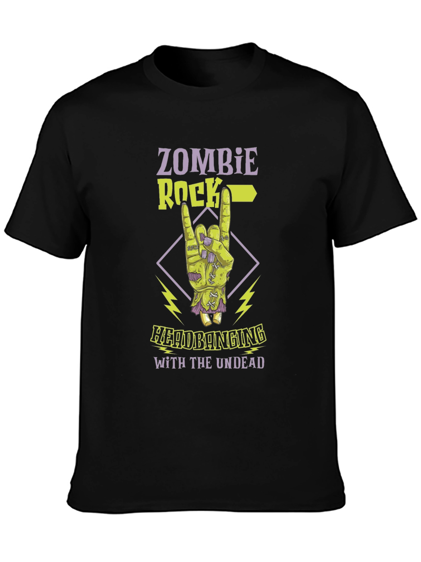 Zombie Rock Headbanging T-Shirt