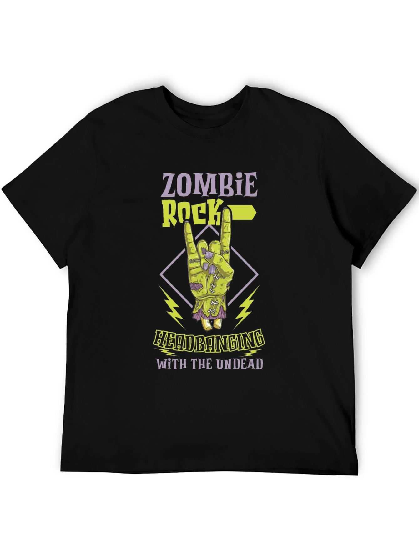 Zombie Rock Headbanging T-Shirt