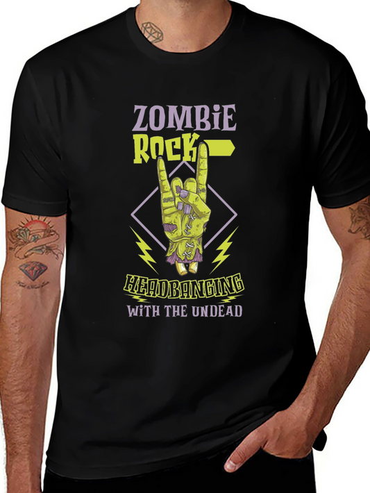 Zombie Rock Headbanging T-Shirt