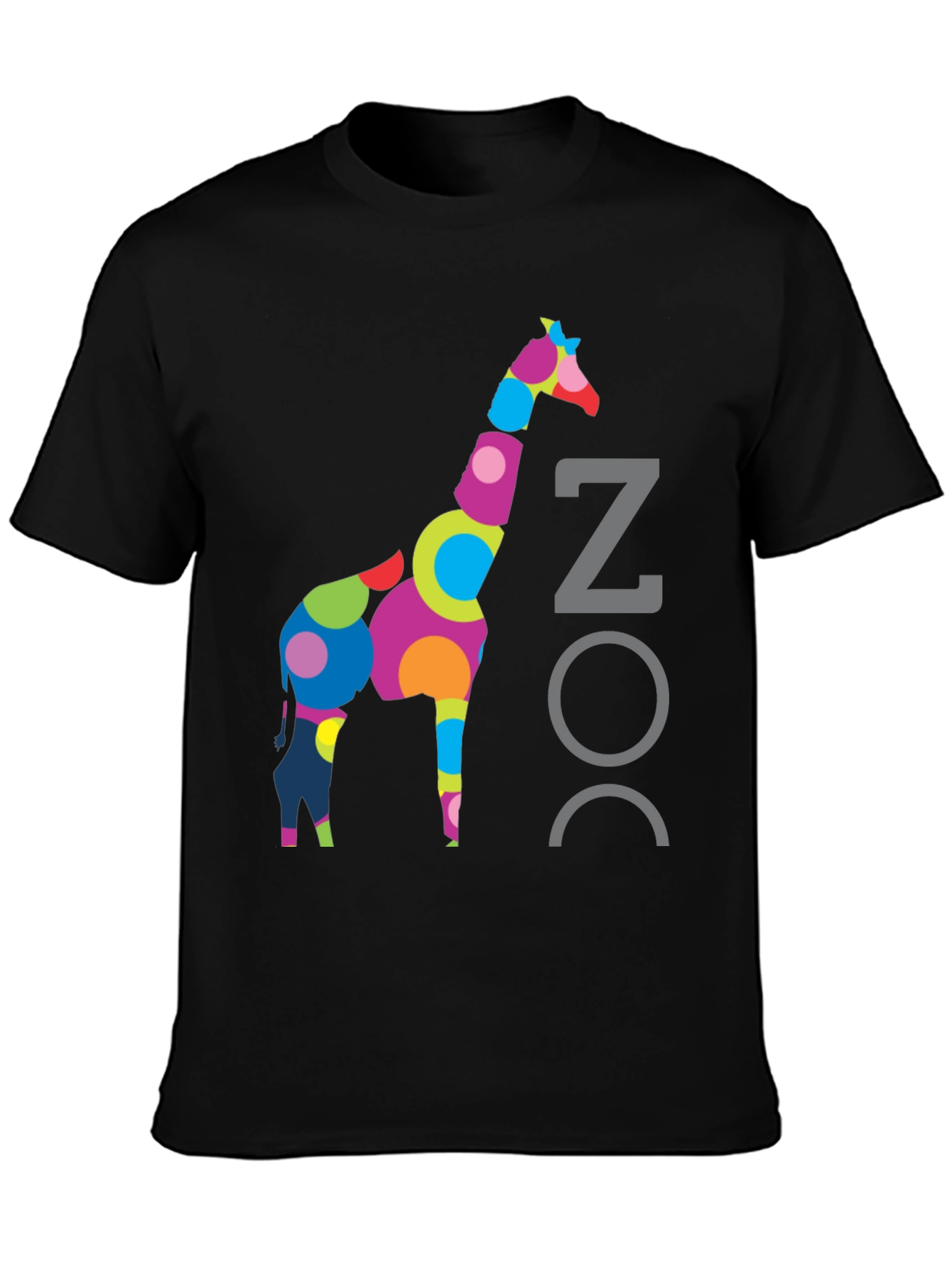 Funky Giraffe Graphic T-Shirt