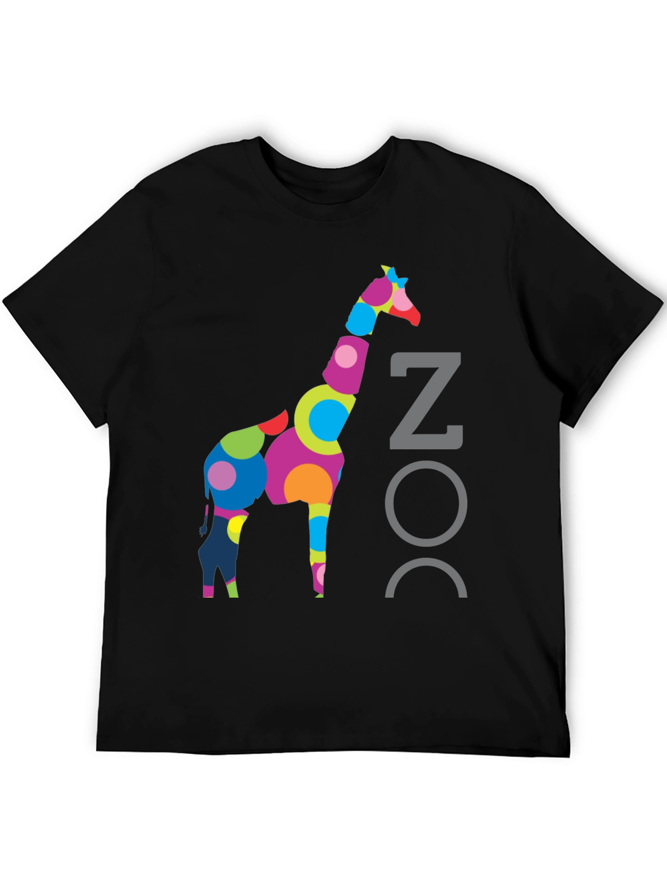 Funky Giraffe Graphic T-Shirt