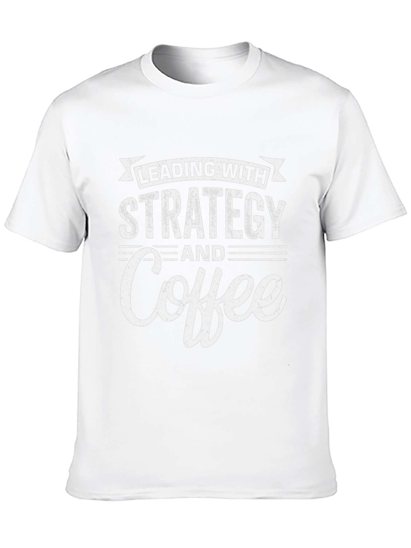 Strategy & Coffee T-Shirt - Black Graphic Tee