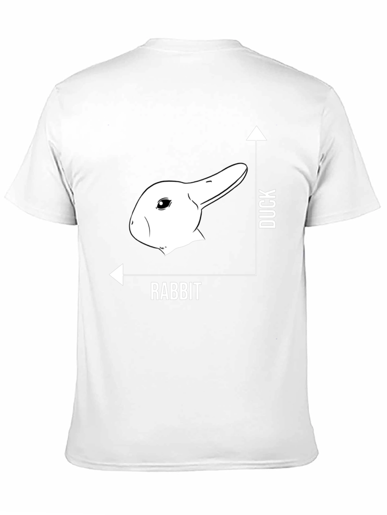 Duck Rabbit Illusion T-Shirt - Funny Optical Illusion Tee