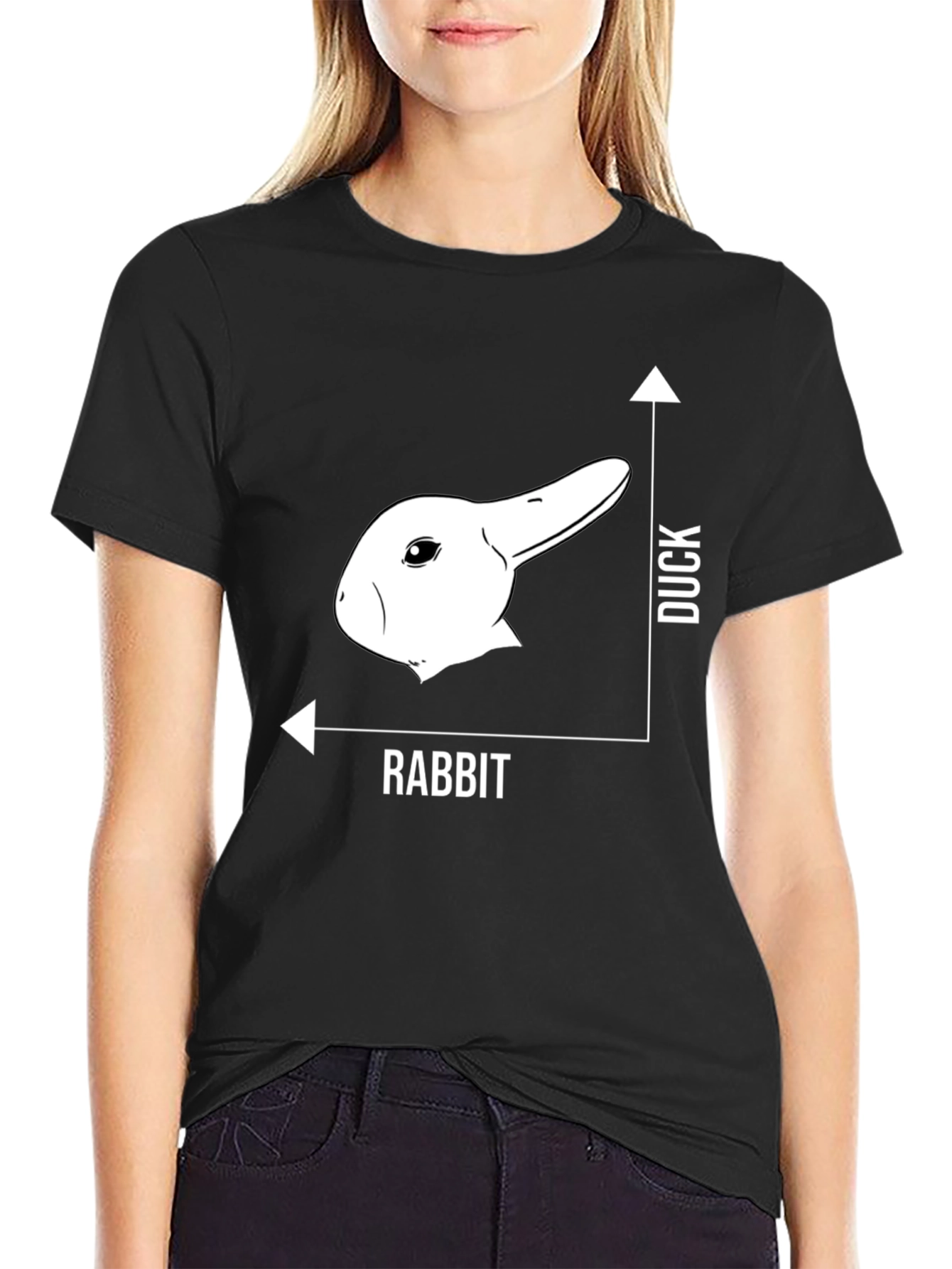 Duck Rabbit Illusion T-Shirt - Funny Optical Illusion Tee