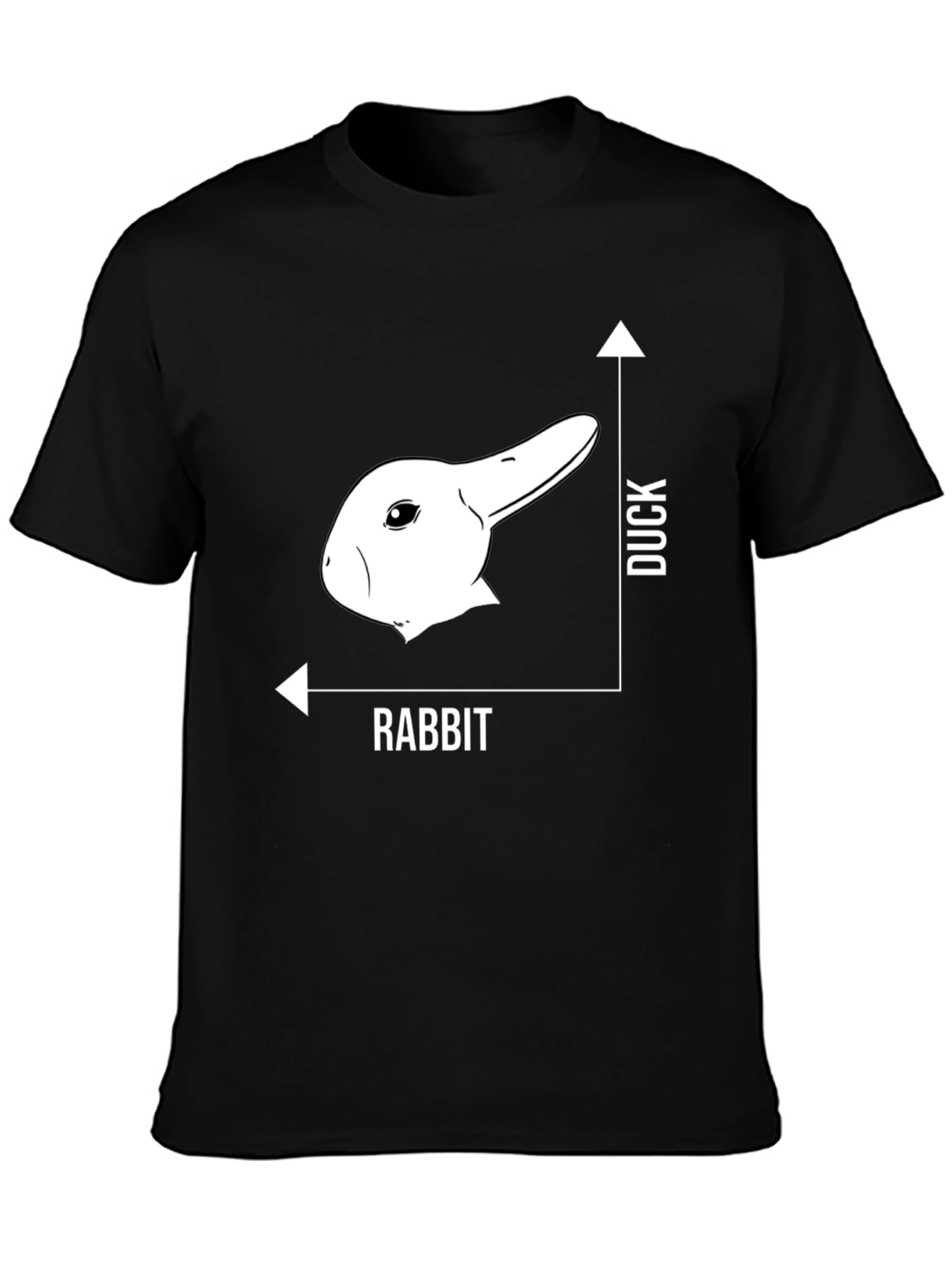 Duck Rabbit Illusion T-Shirt - Funny Optical Illusion Tee