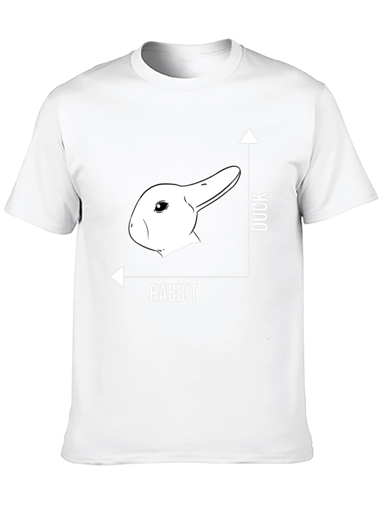 Duck Rabbit Illusion T-Shirt - Funny Optical Illusion Tee