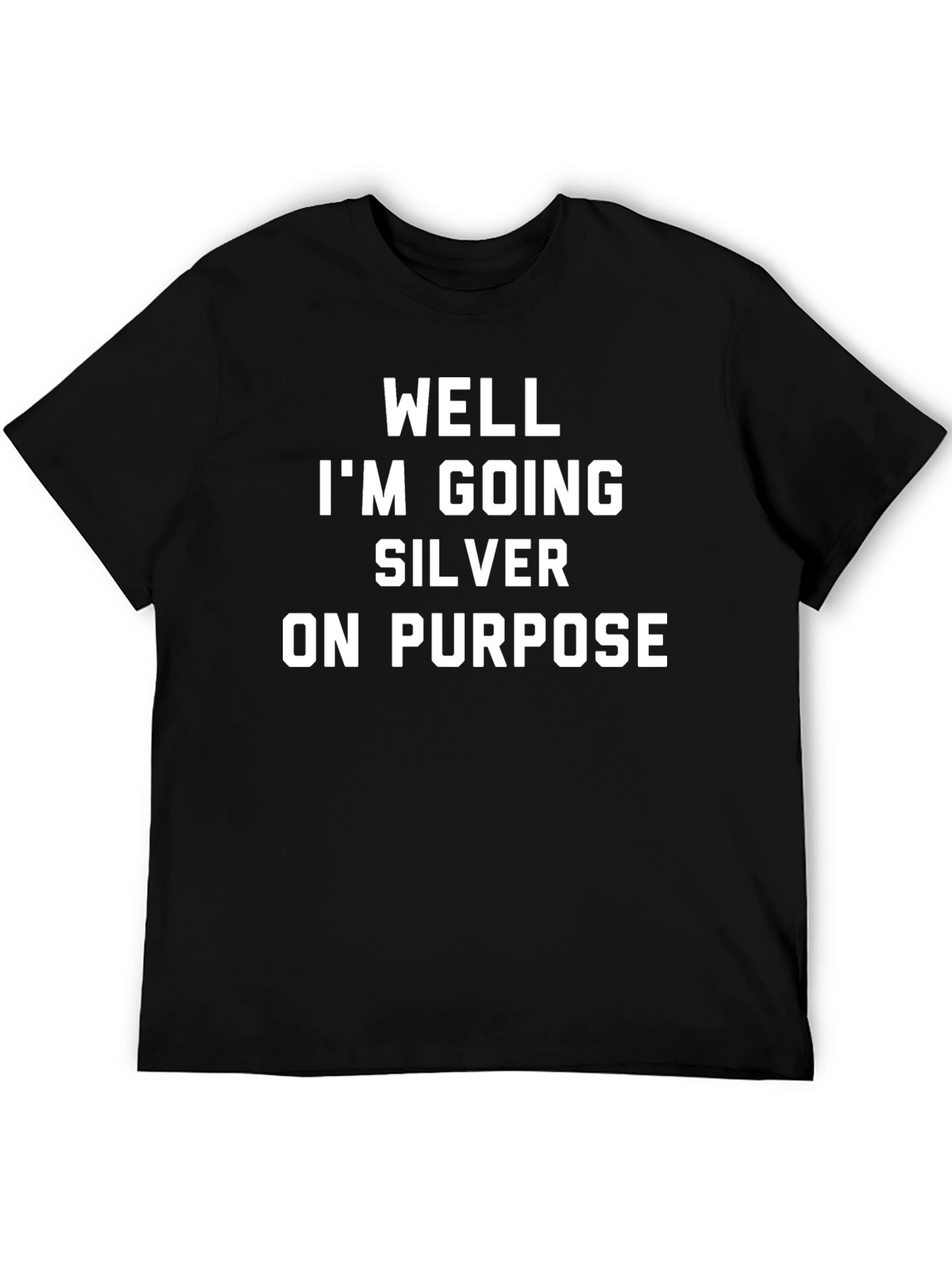 Funny Going Silver Graphic Tee