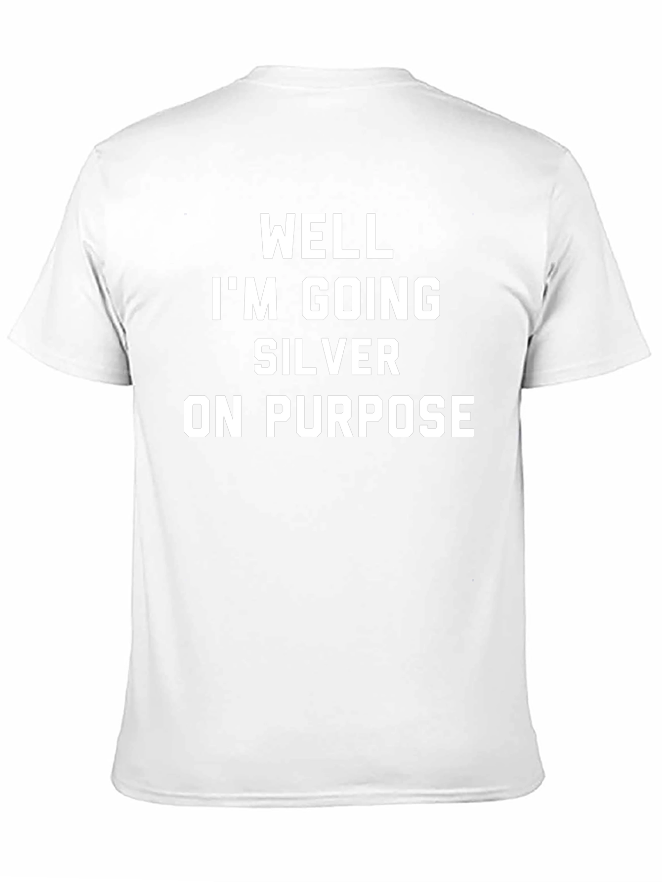 Funny Going Silver Graphic Tee