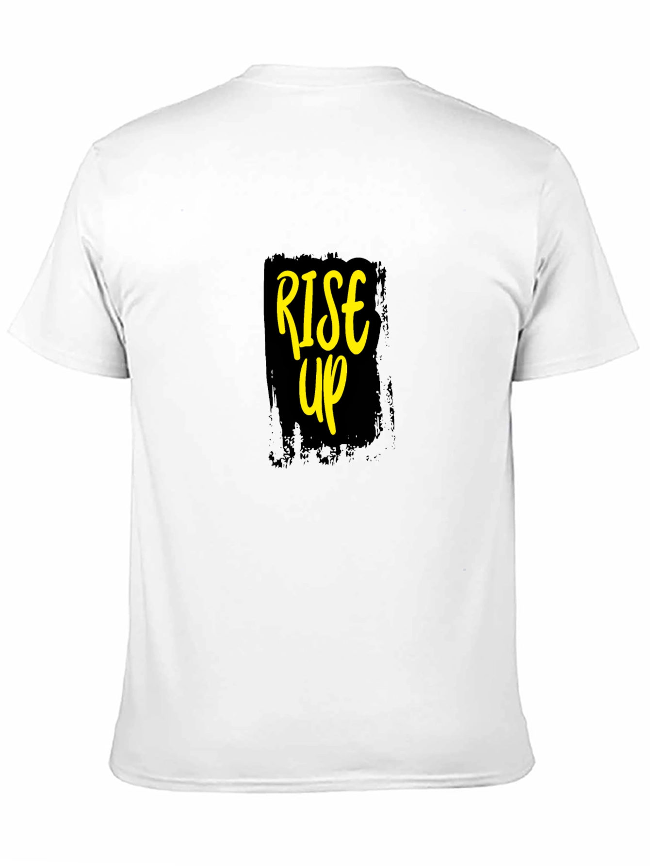 Rise Up Graphic Tee - Motivational Black T-Shirt