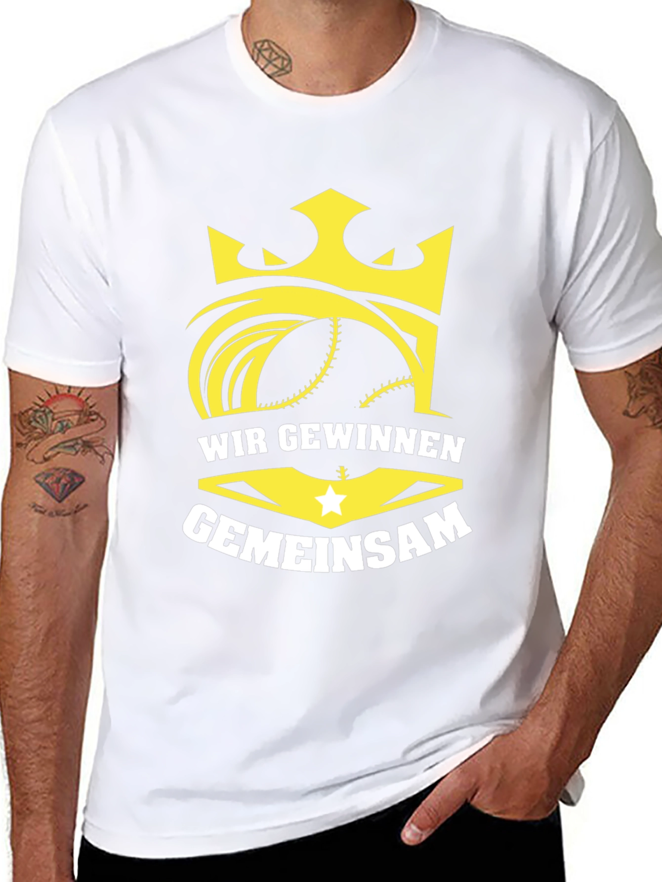 Wir Gewinnen Gemeinsam Black T-Shirt