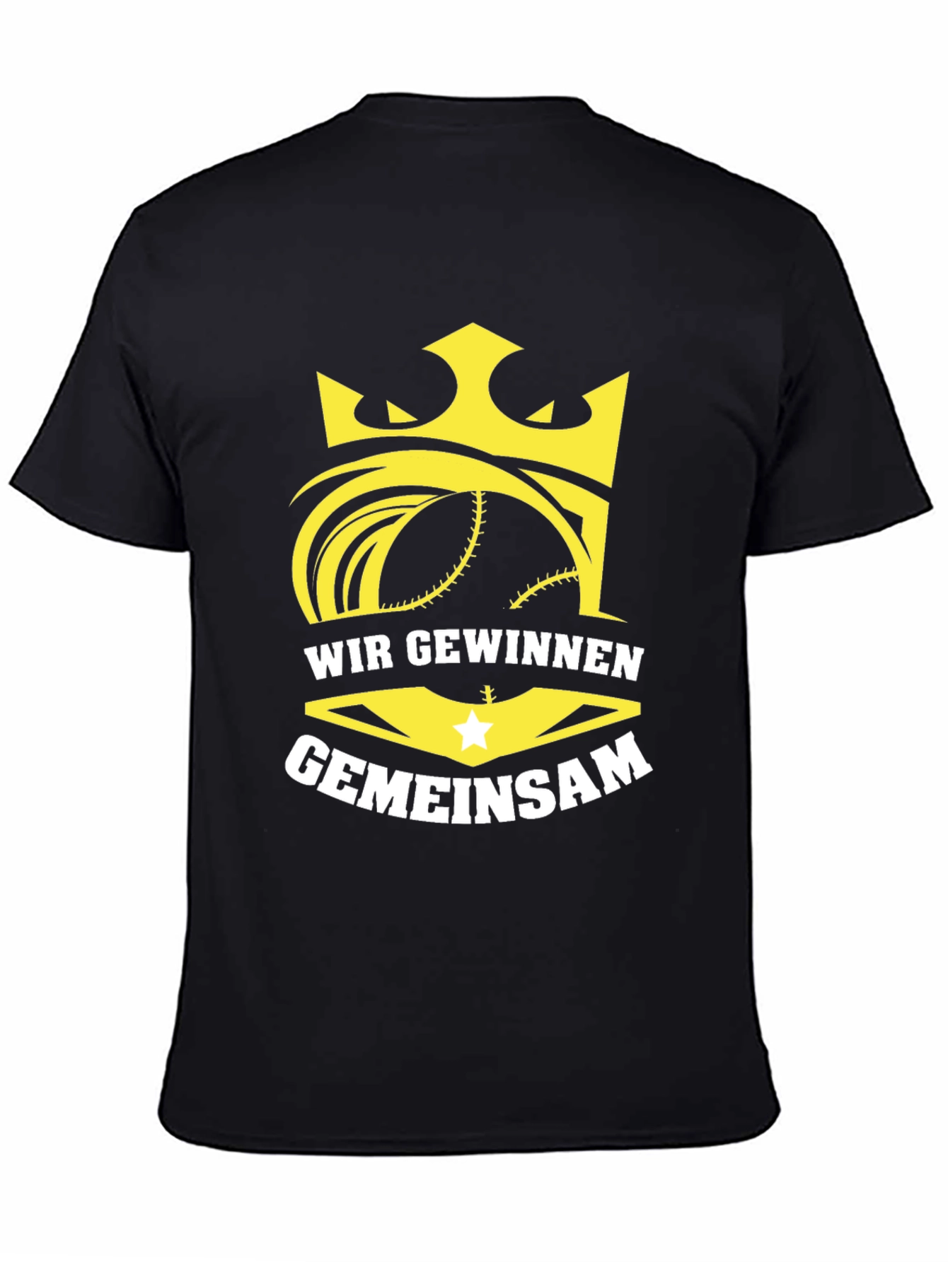 Wir Gewinnen Gemeinsam Black T-Shirt