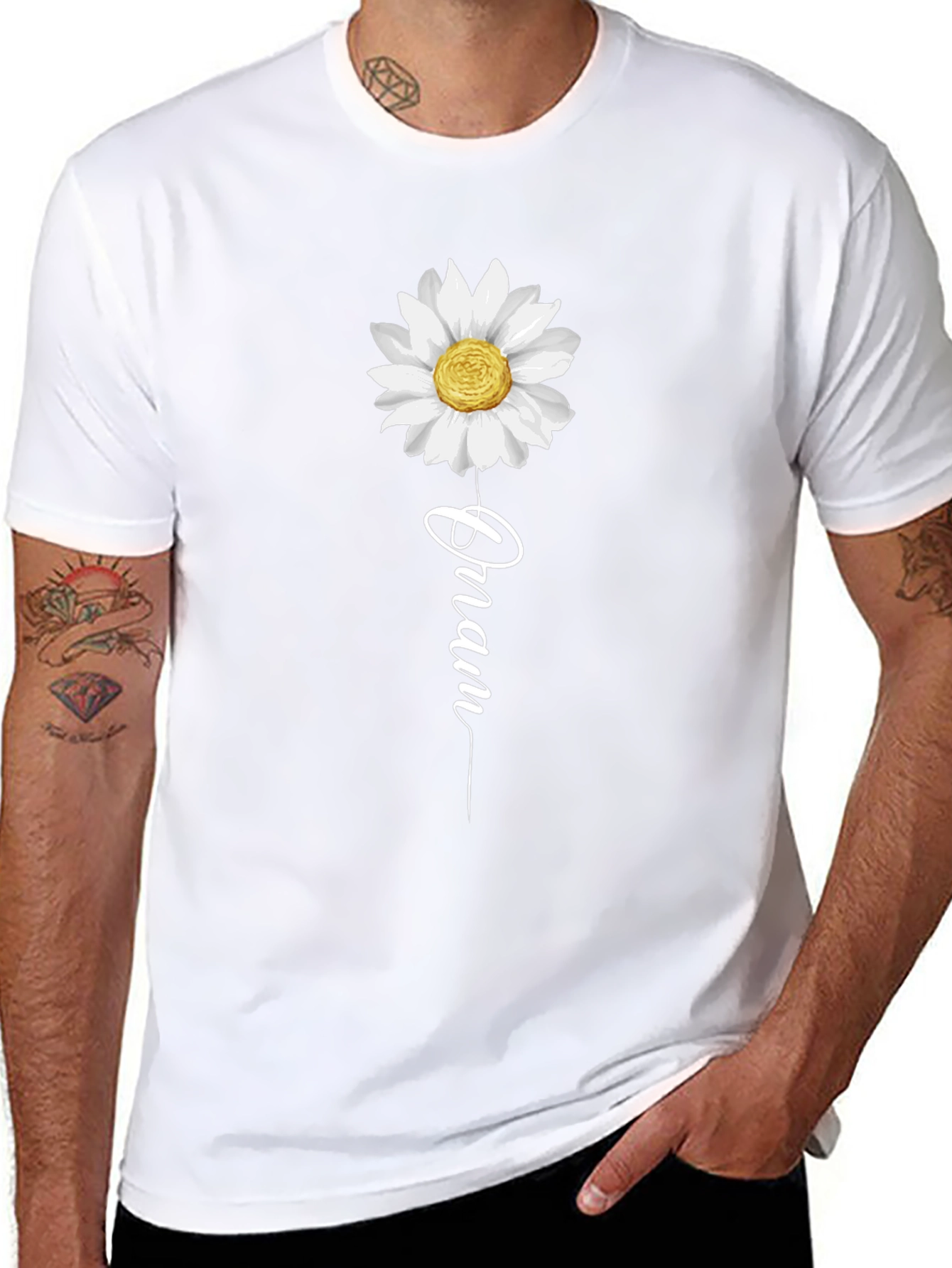 Daisy Oma T-Shirt - Floral Tee
