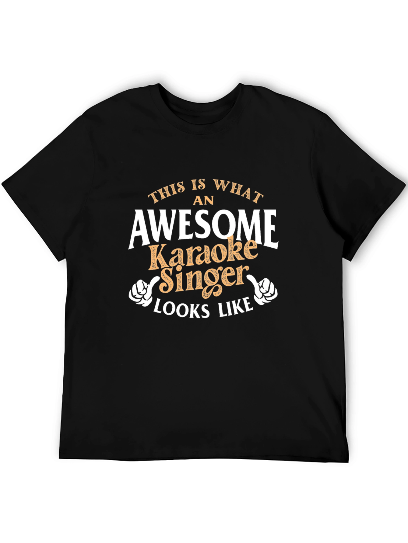 Awesome Karaoke Singer Graphic T-Shirt