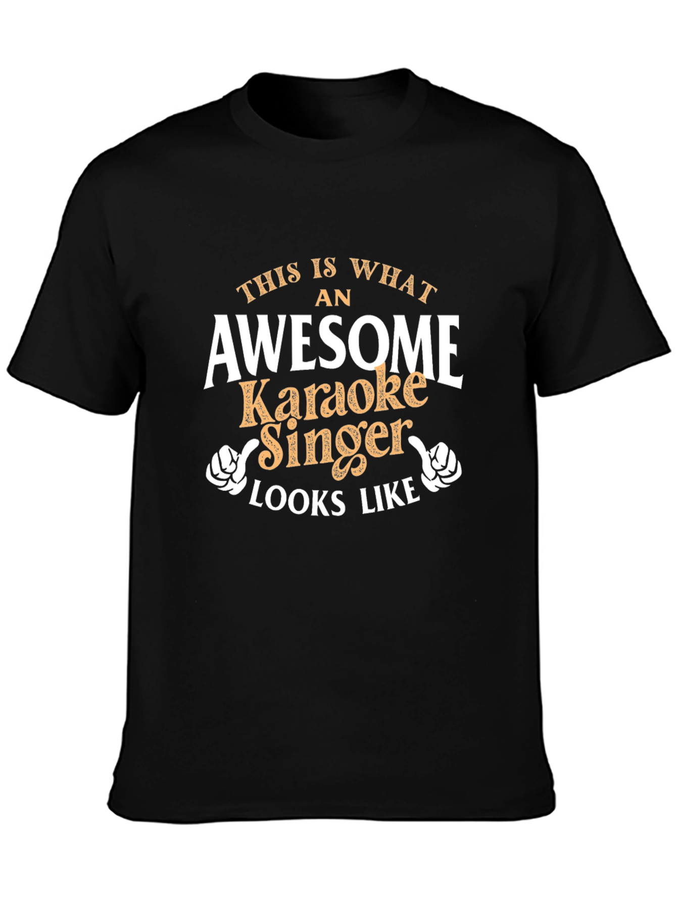 Awesome Karaoke Singer Graphic T-Shirt