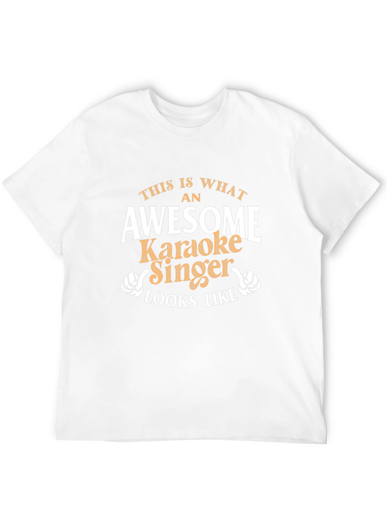 Awesome Karaoke Singer Graphic T-Shirt