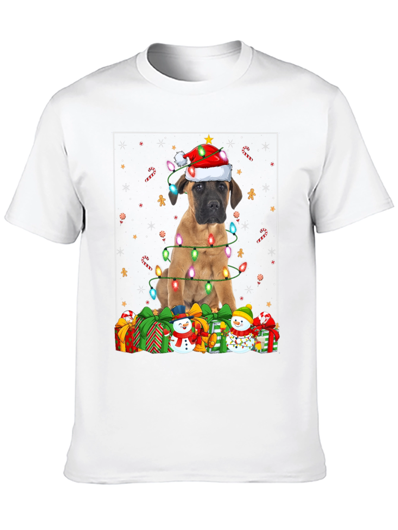 Dog Christmas Lights T-Shirt
