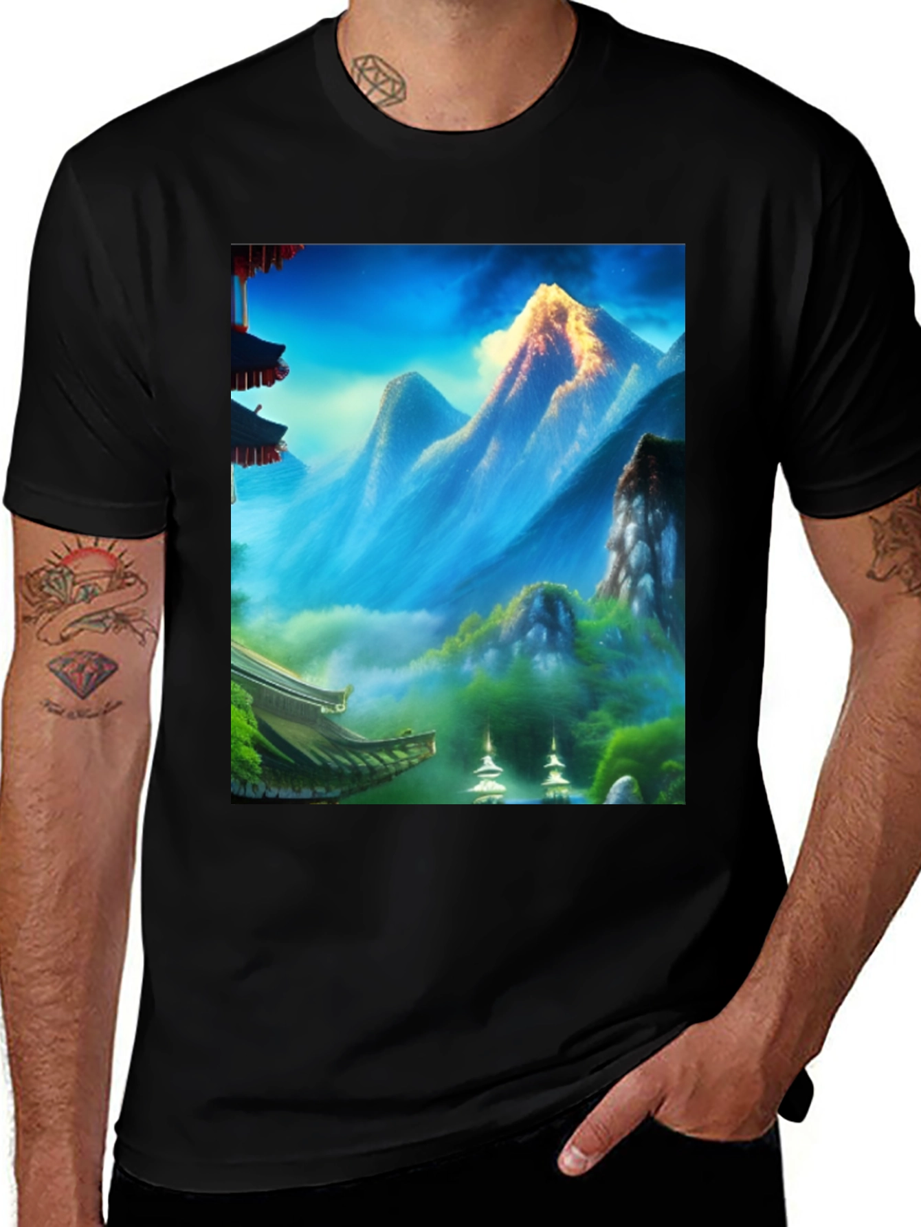 Scenic Mountain View T-Shirt