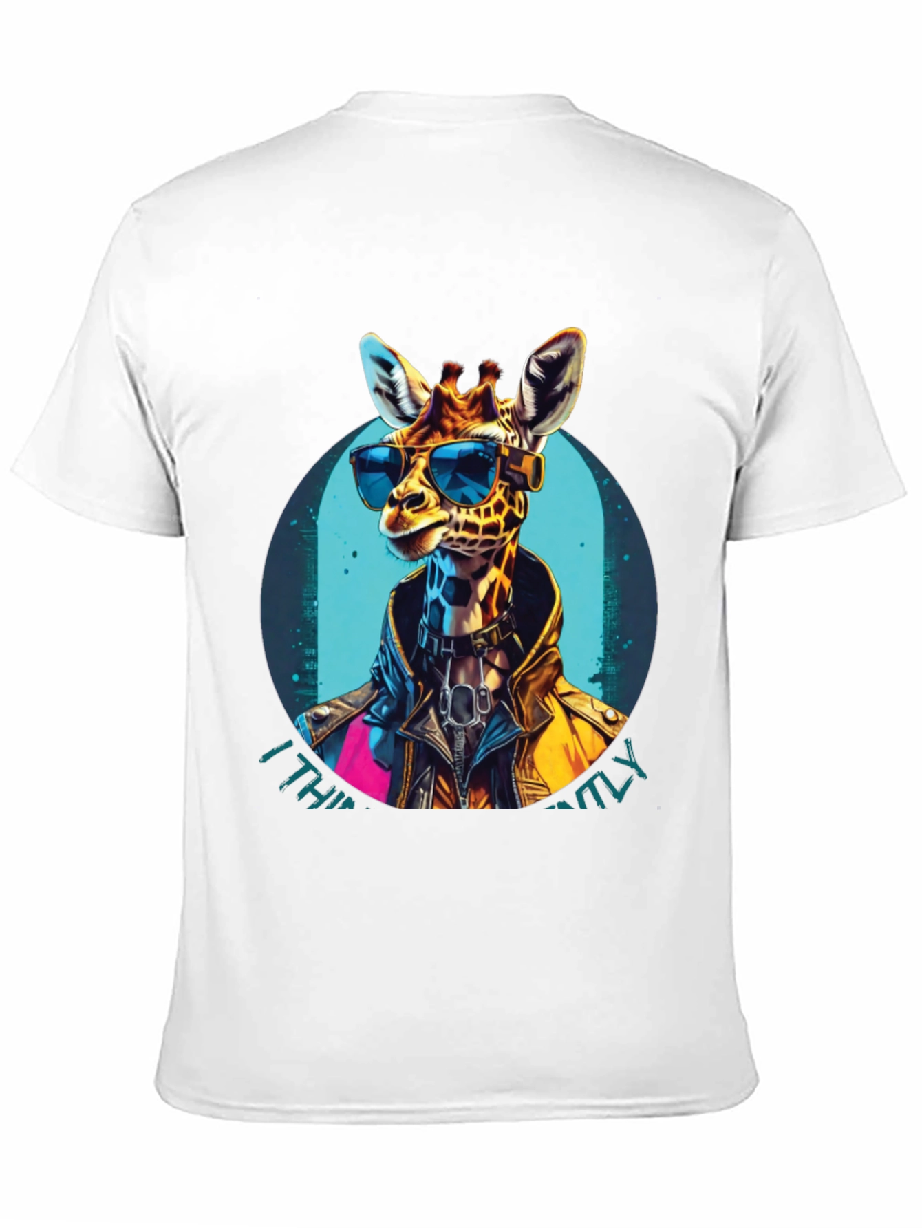Cool Giraffe Graphic Tee - Unisex Black T-Shirt