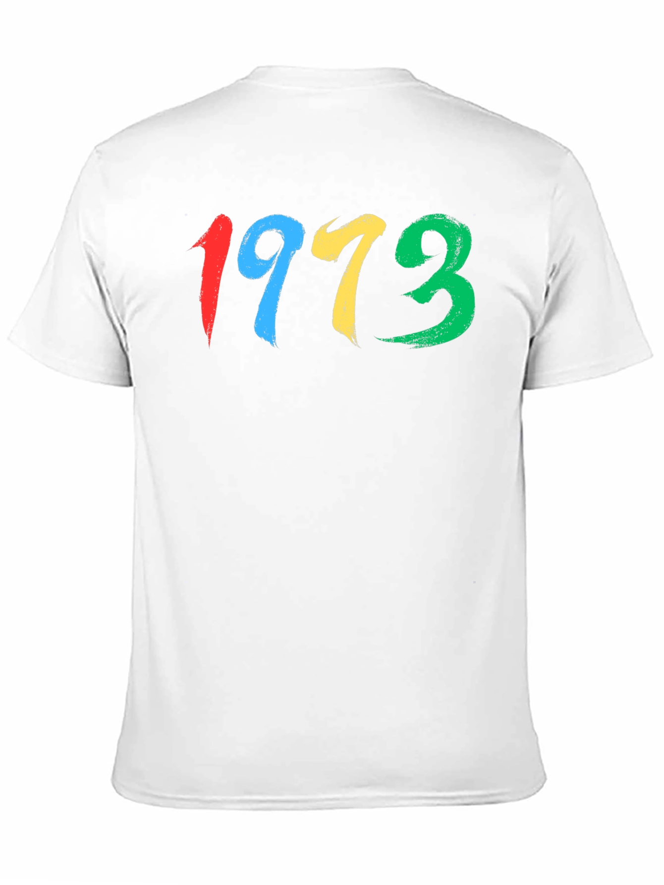 1973 Brush Stroke Graphic Tee - Retro Cool