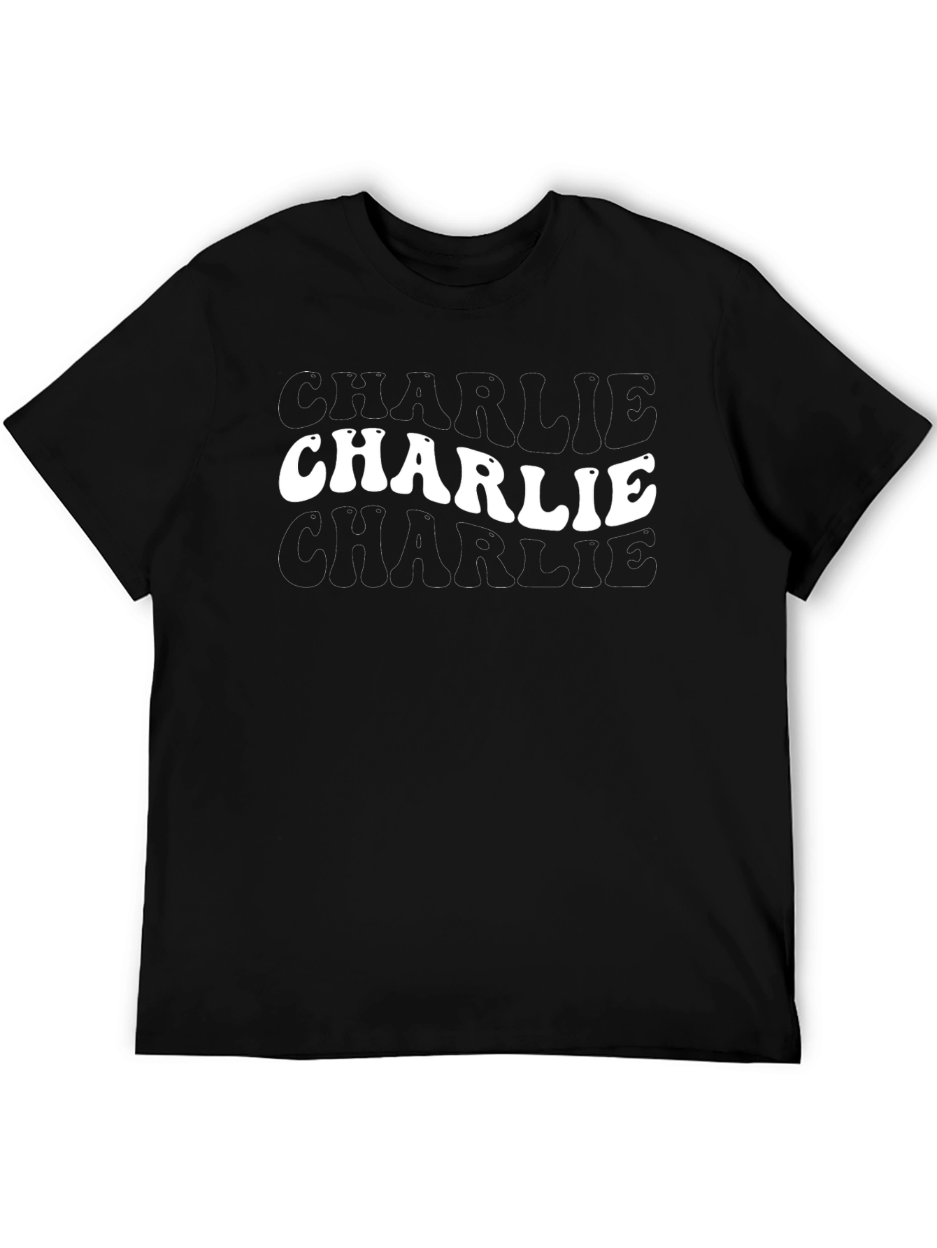 Charlie Retro T-Shirt Funky Name Tee