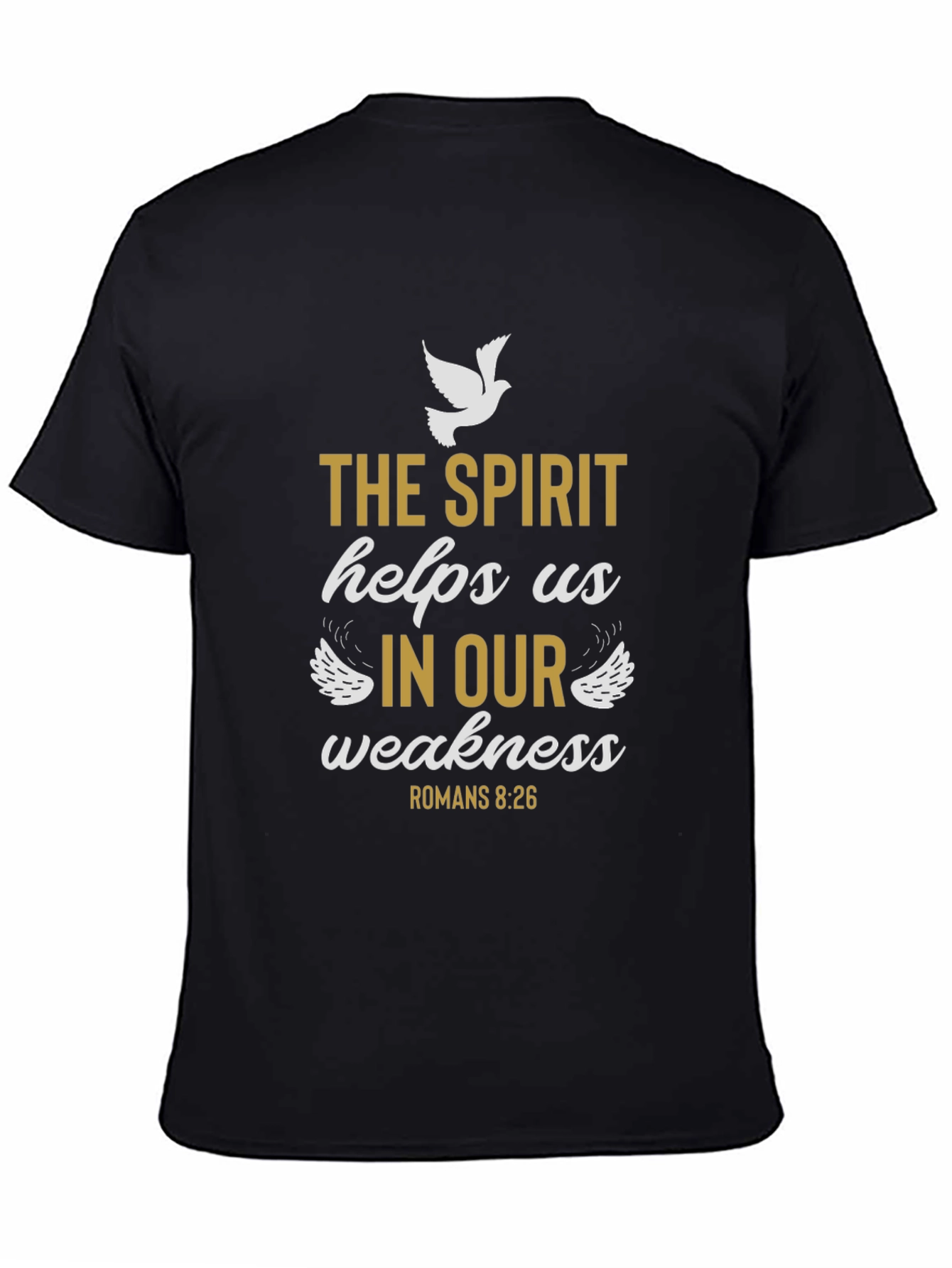 The Spirit Helps Us T-Shirt - Religious Graphic Tee