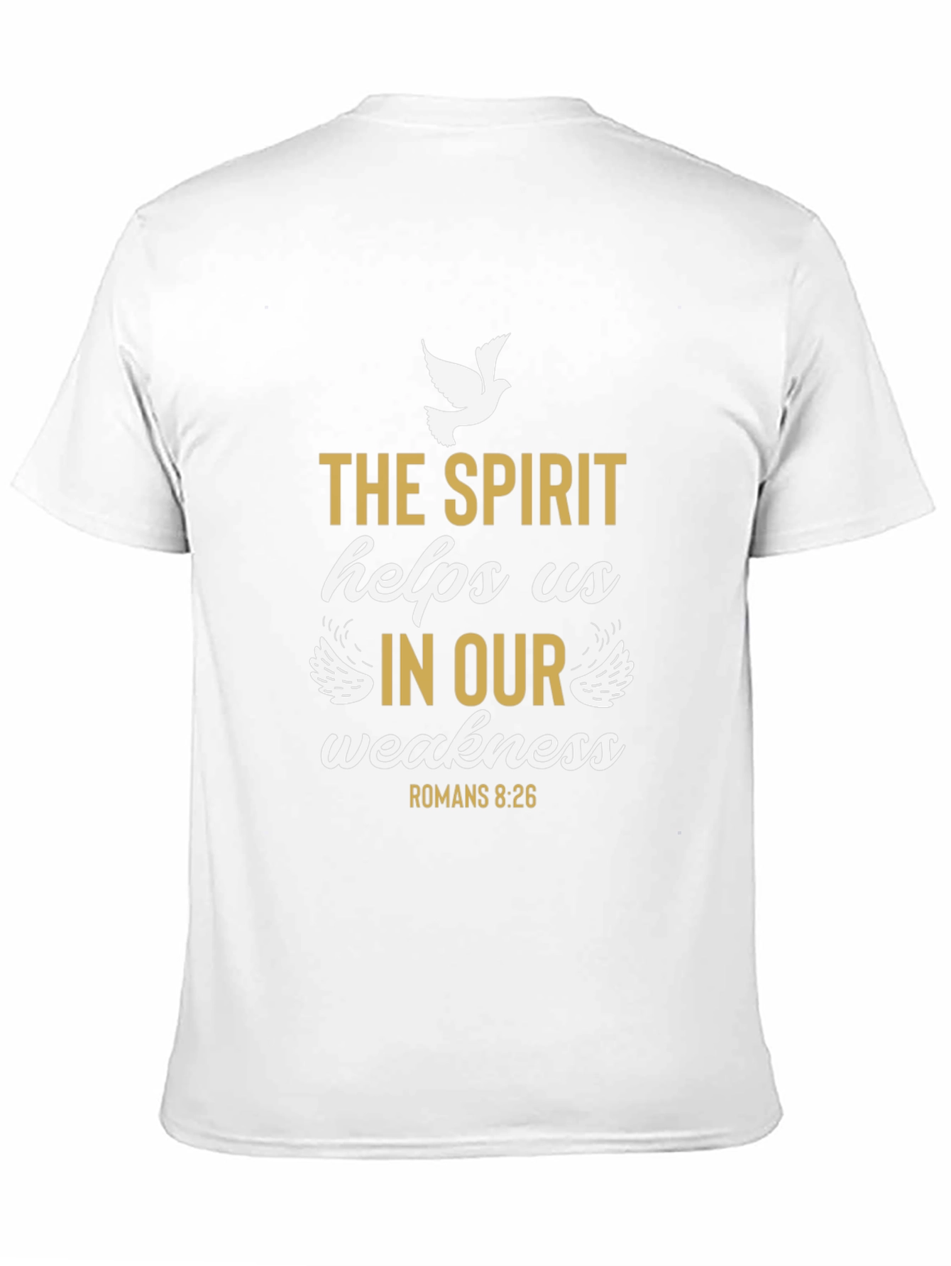 The Spirit Helps Us T-Shirt - Religious Graphic Tee