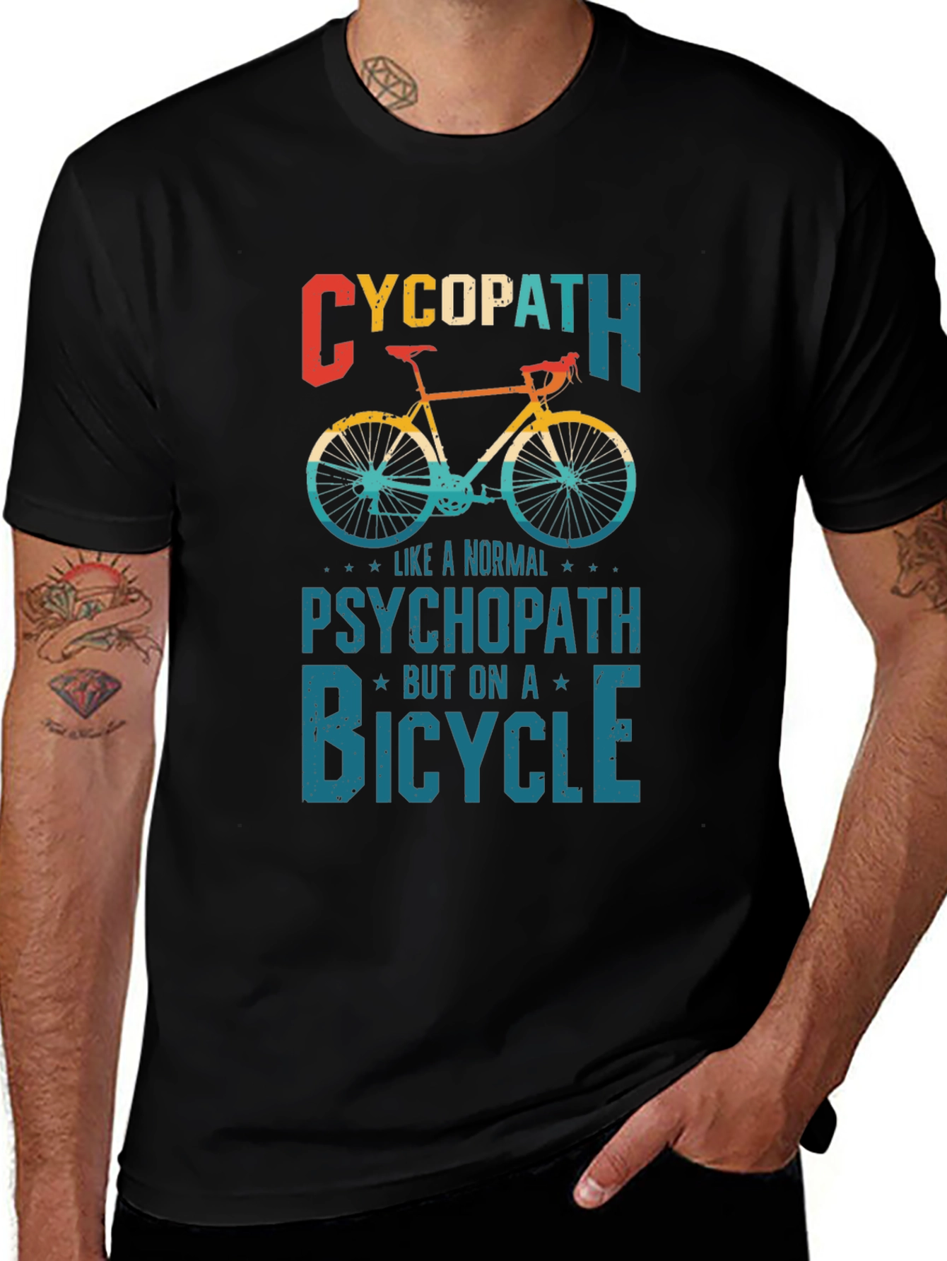 Cyclopath T-Shirt - Funny Cycling Graphic Tee