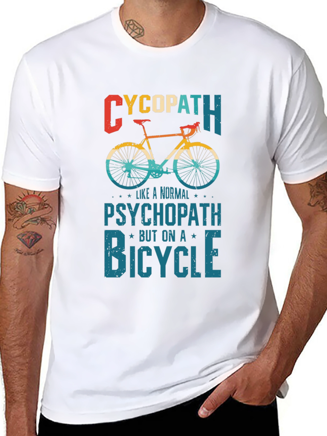 Cyclopath T-Shirt - Funny Cycling Graphic Tee