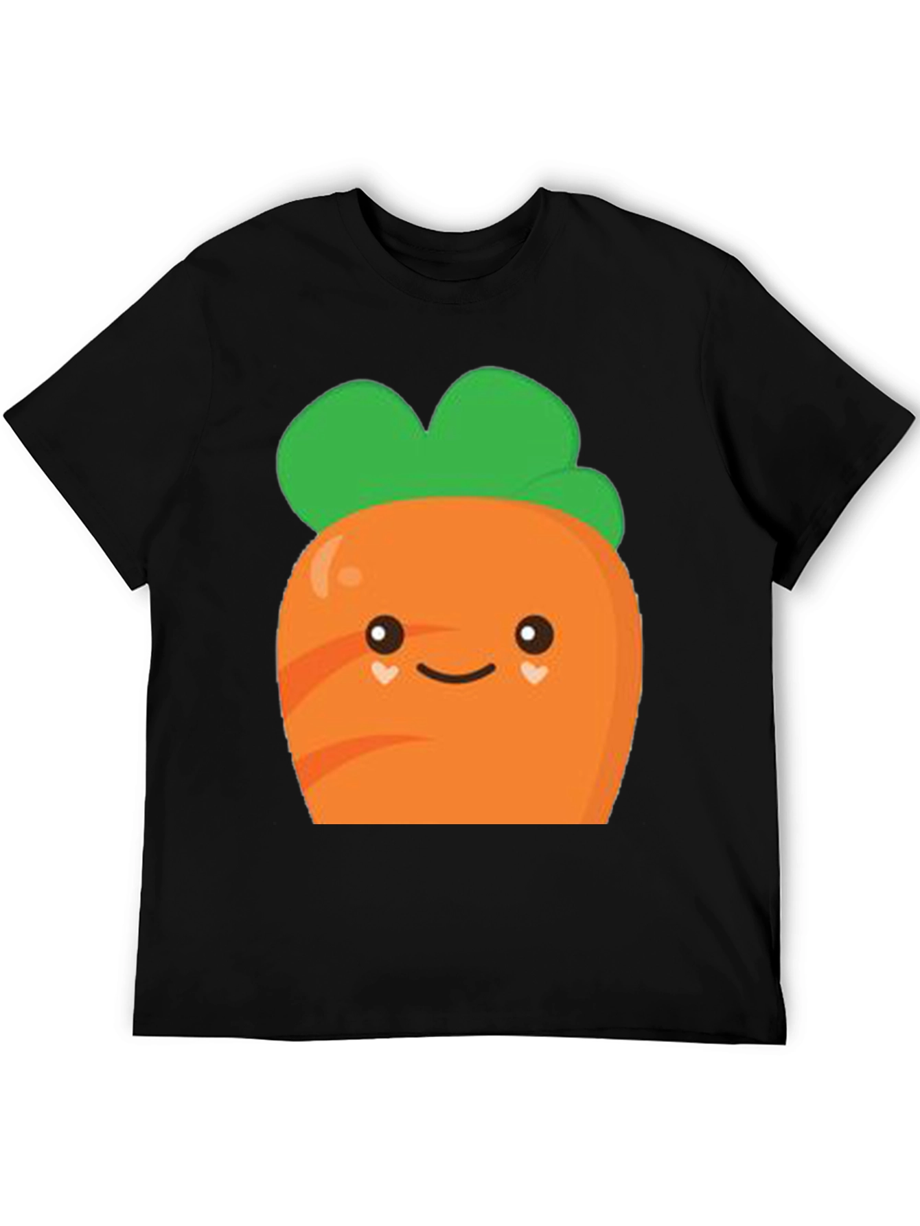 Cute Carrot Graphic Tee - Soft Cotton Blend