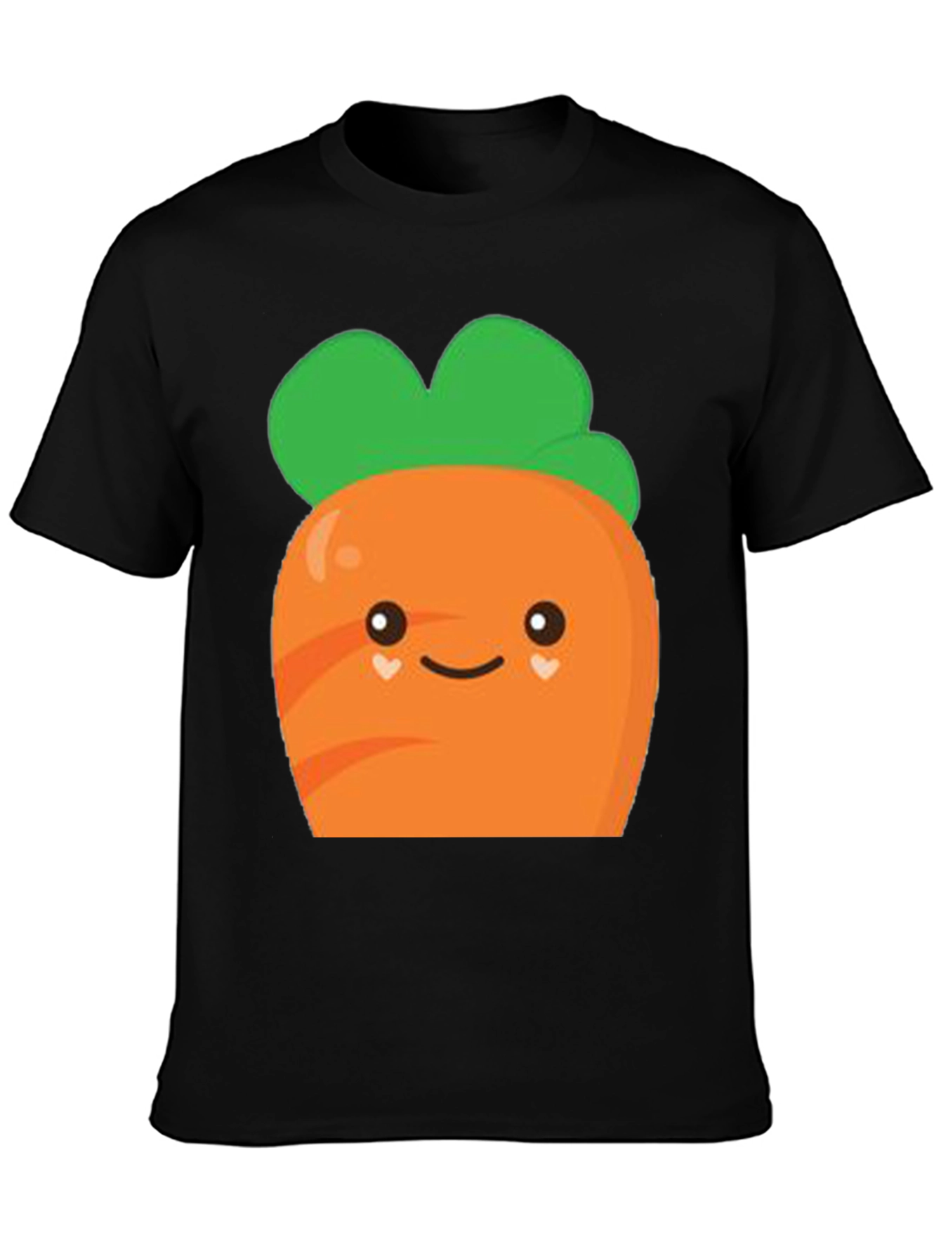 Cute Carrot Graphic Tee - Soft Cotton Blend