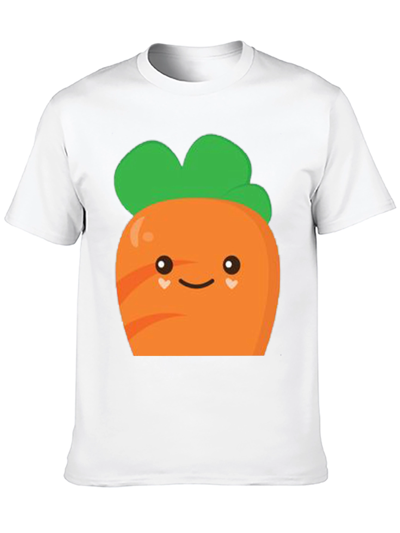 Cute Carrot Graphic Tee - Soft Cotton Blend